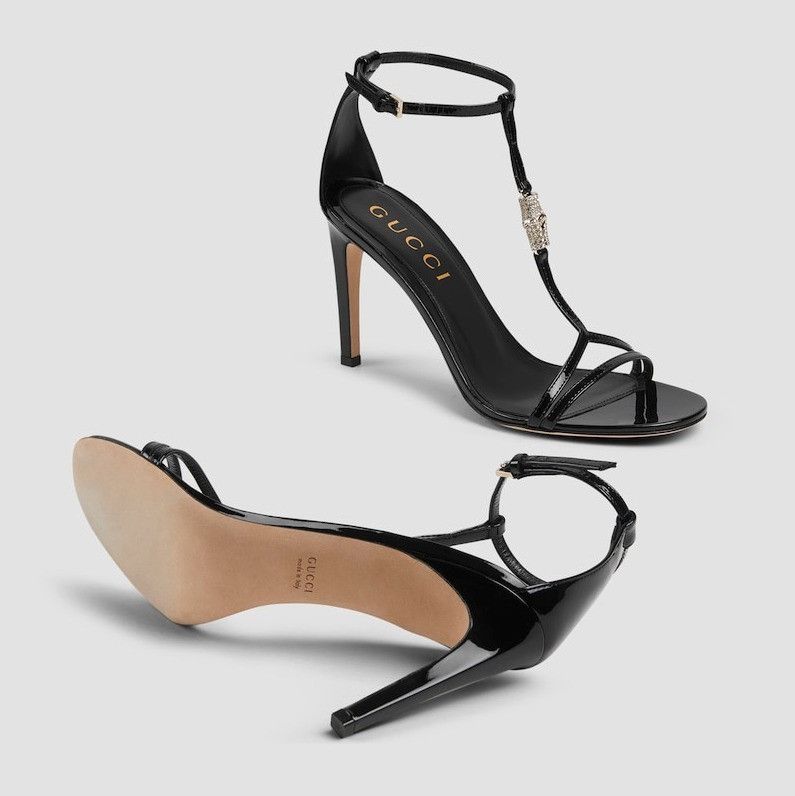 Gucci o1loc1c0426 835736 Women's Sandals With Bamboo in Black Size US 10.5 / IT 40.5 - 6 Thumbnail
