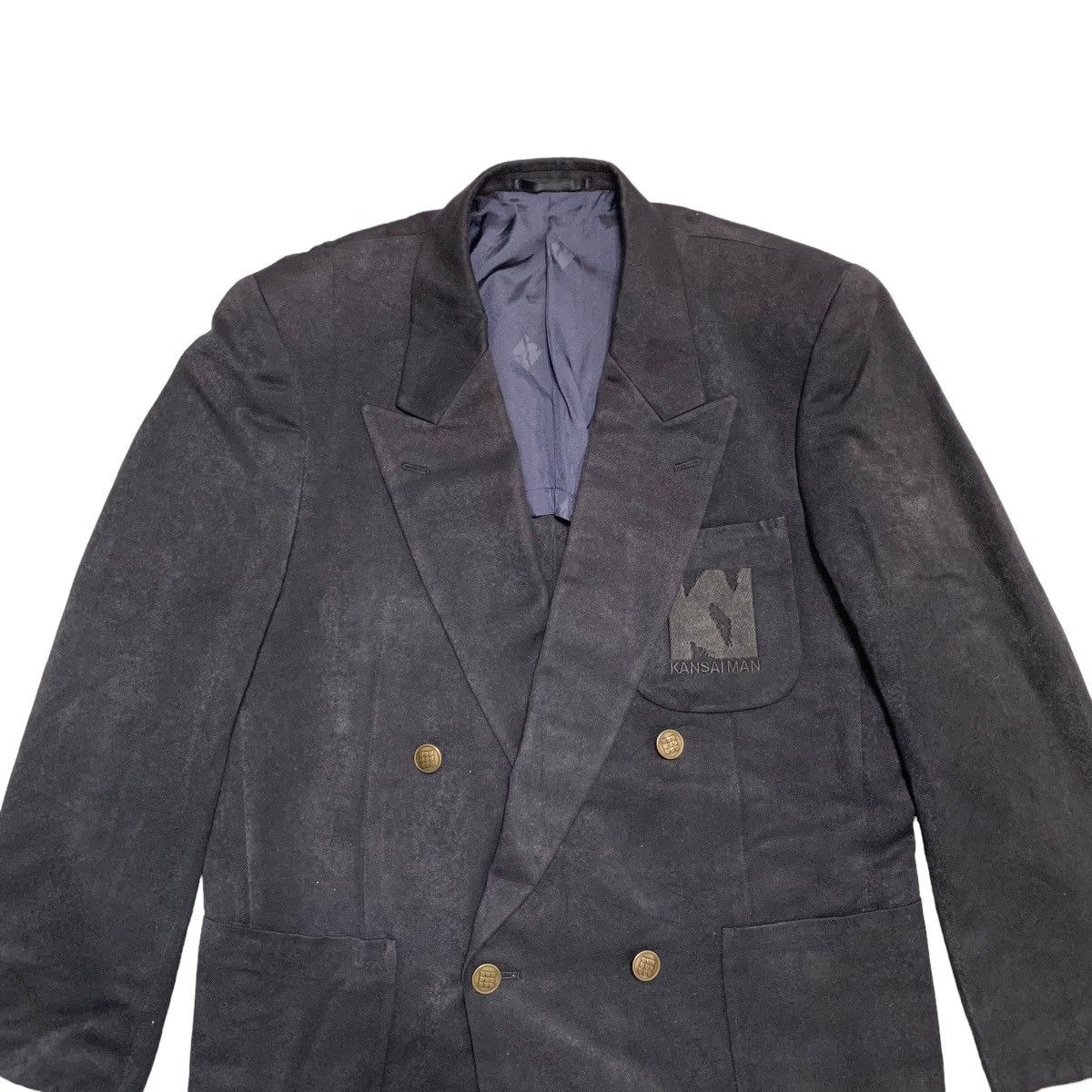 Kansai Yamamoto Kansai Man Spellout Blazer Jacket Size US M / EU 48-50 / 2 - 4 Thumbnail