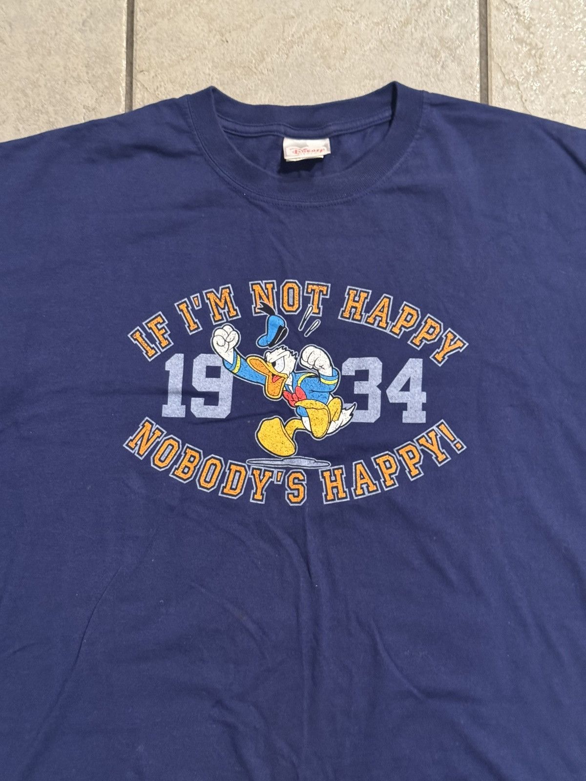 Disney Rare Vintage Donald Duck Disney Store Shirt Size US XL / EU 56 / 4 - 2 Thumbnail