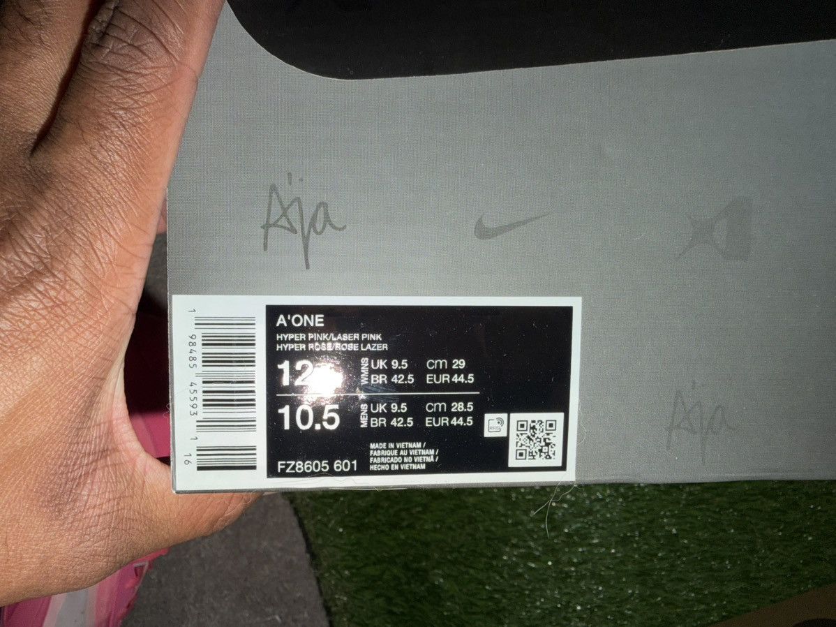 Nike Nike A’One “Pink A’ura”, Men size 10.5, women size 12 Size US 12 / IT 42 - 9 Thumbnail
