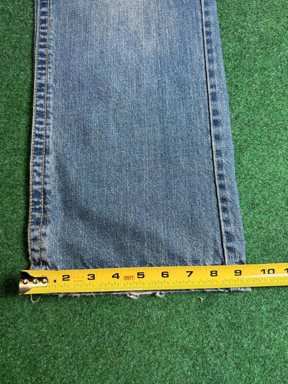 Enyce × Vintage Y2K Eynce Studded Emo Grunge Baggy Wide Leg 36x34 Jeans Size US 36 / EU 52 - 10 Thumbnail