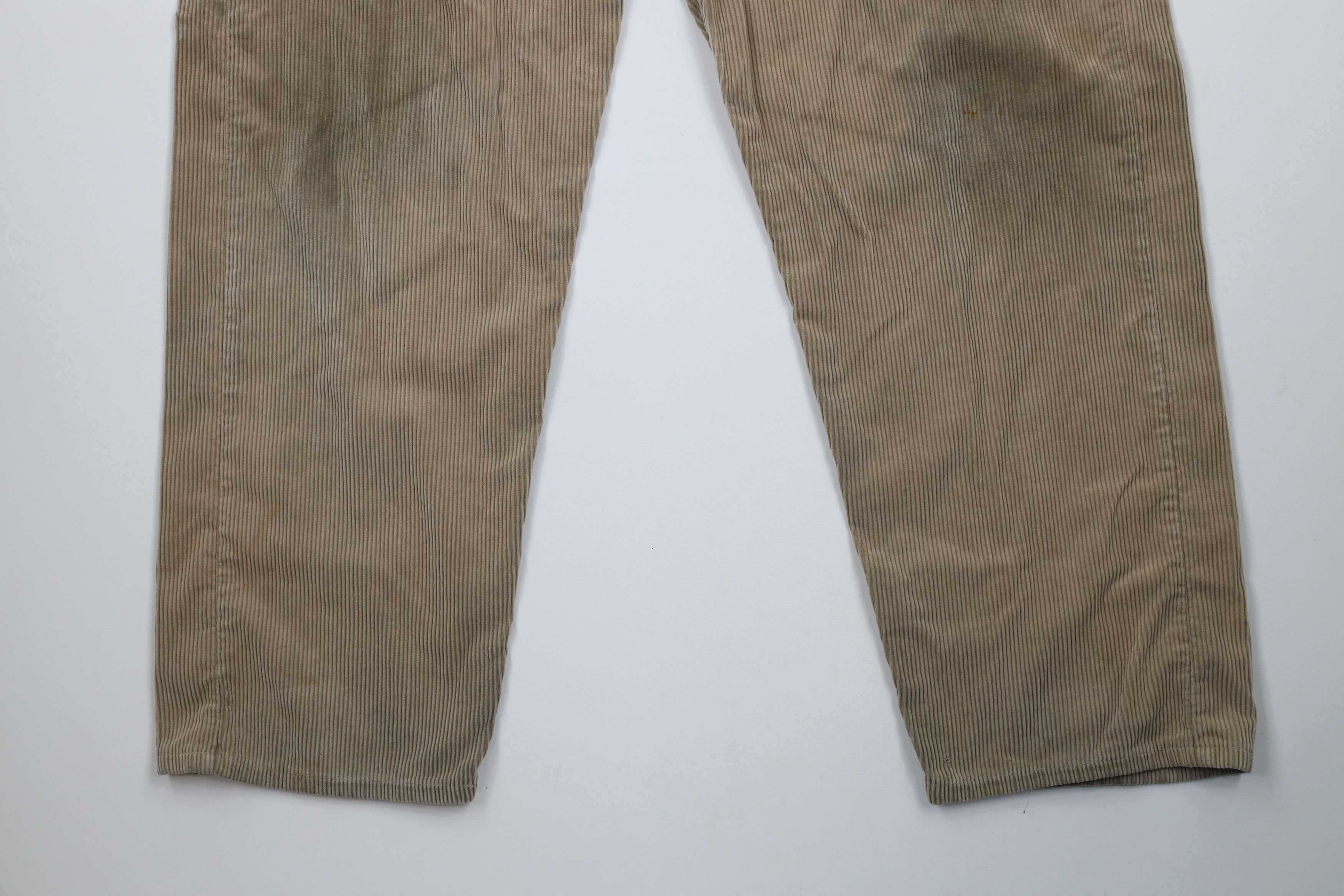 Levi's × Vintage Vintage 90s Levis 565 Loose Fit Wide Leg Corduroy Pants USA Size US 36 / EU 52 - 4 Thumbnail