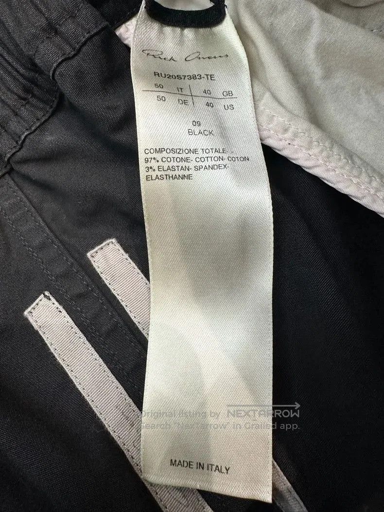 Rick Owens Rick Owens Black Workwear Shorts. Size US 31 - 6 Thumbnail