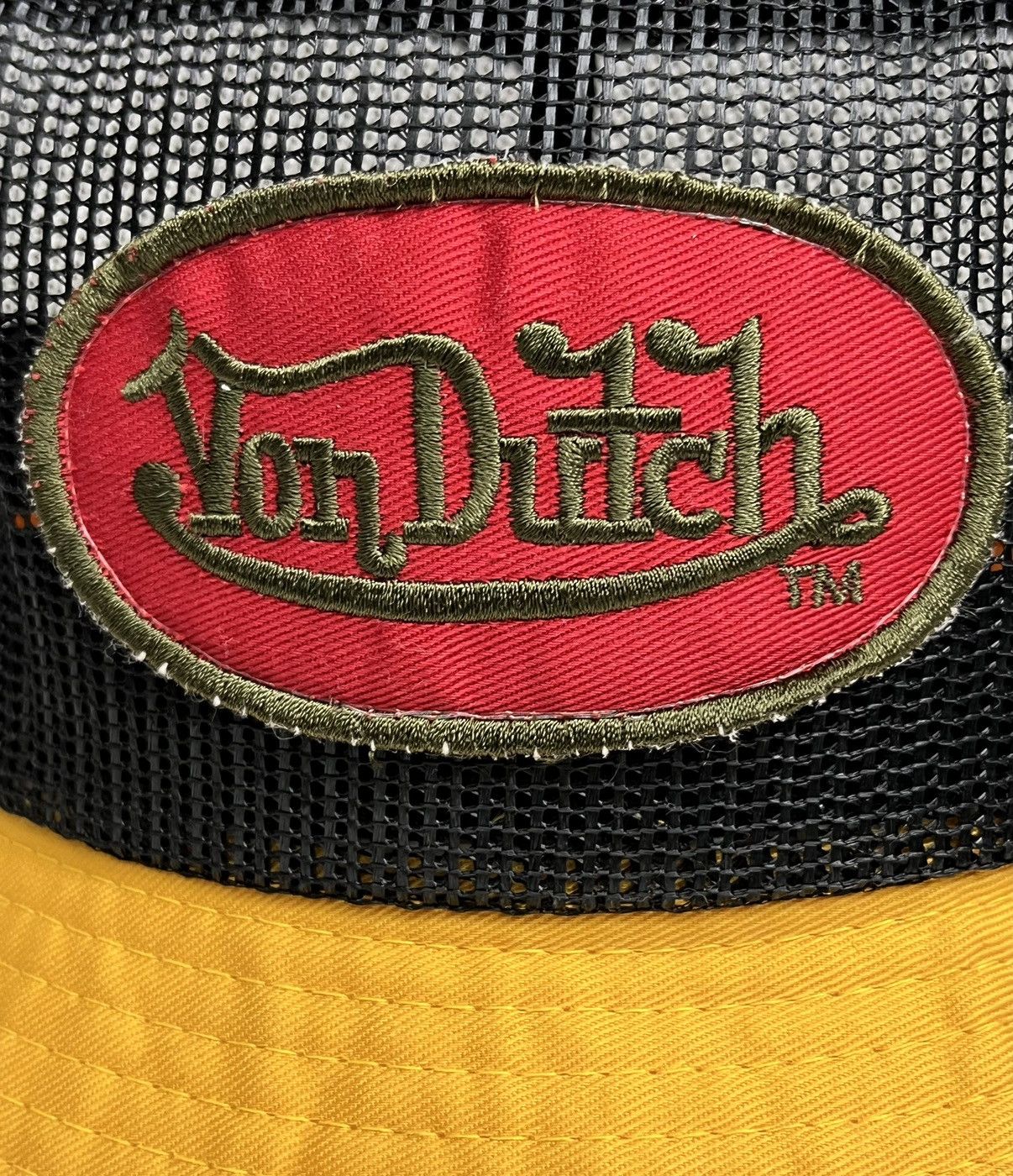 Von Dutch 🔥FYE🔥Vintage 90’s VON DUTCH Mesh Poly-Cotton Bucket Hat Size ONE SIZE - 3 Thumbnail