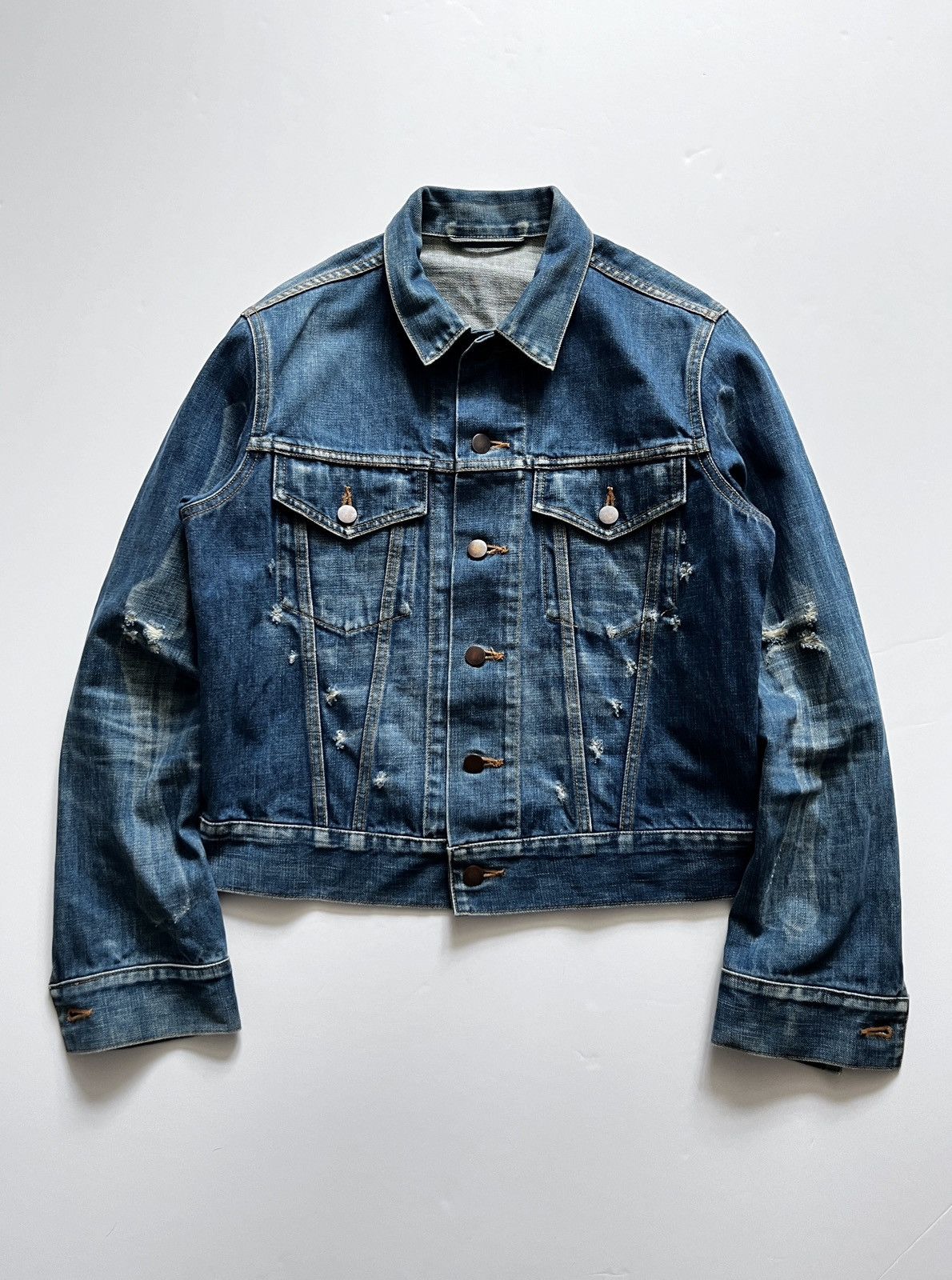 Mihara Yasuhiro 1997-98’ “Anatomy” bones denim jacket