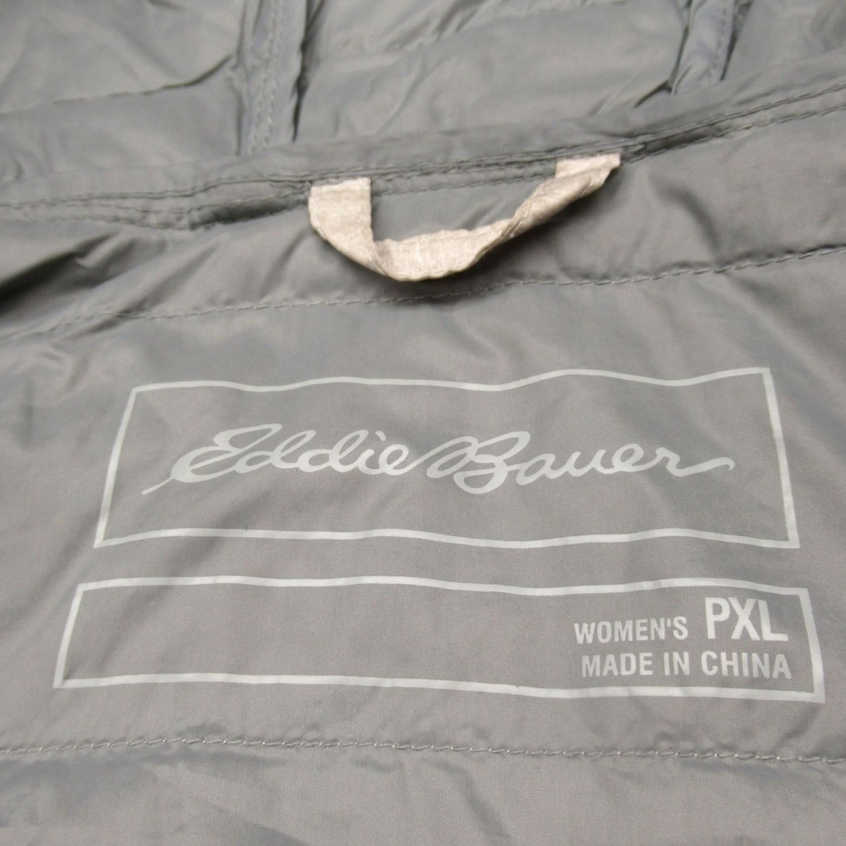 Eddie Bauer Eddie Bauer Down Jacket Womens PXL Gray Insulated Hooded Puffer Size XL / US 12-14 / IT 48-50 - 4 Thumbnail