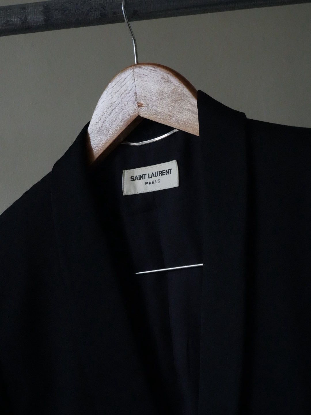 Saint Laurent Paris FW13 Le Smoking Saint Laurent Black Blazer Size US M / EU 48-50 / 2 - 4 Thumbnail