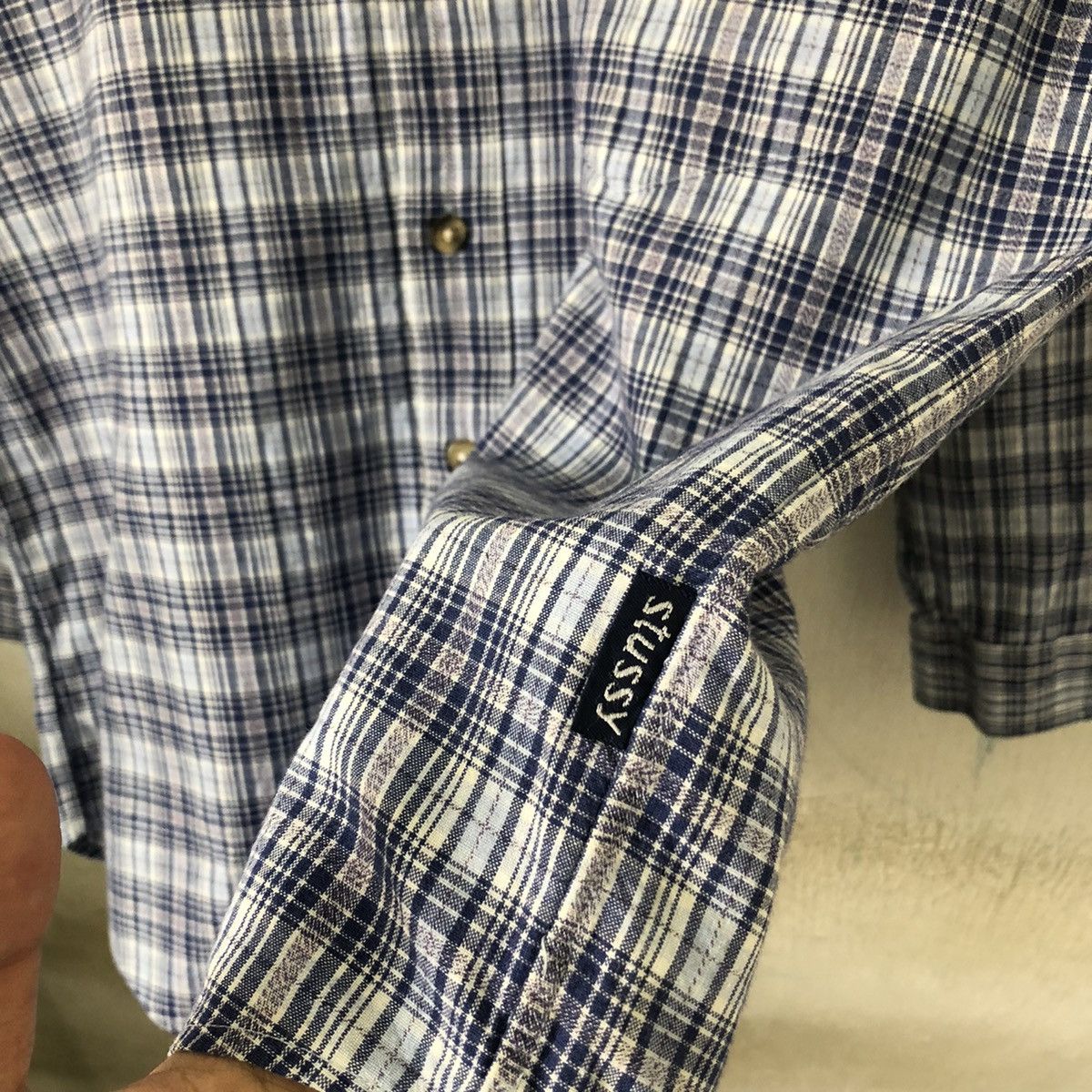 Stussy Vintage Plaid Stussy Shirt button Ups 🍒 Size US M / EU 48-50 / 2 - 5 Thumbnail