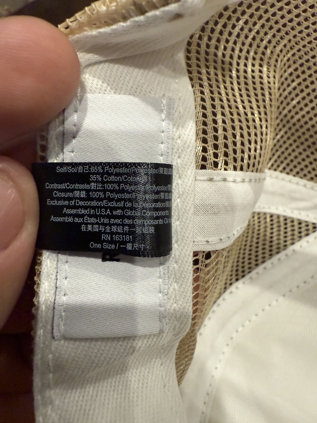 Rhude Rhude Diamond Trucker Hat Size ONE SIZE - 6 Thumbnail