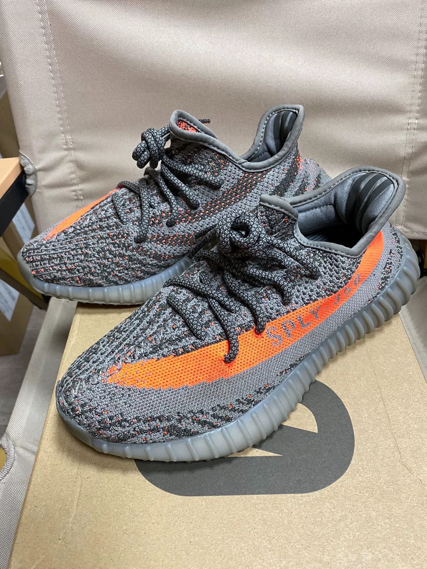 Adidas Adidas YEEZY350 Gray Lowtop Sneakers 38 Men Size US 6 / EU 39 - 1 Thumbnail
