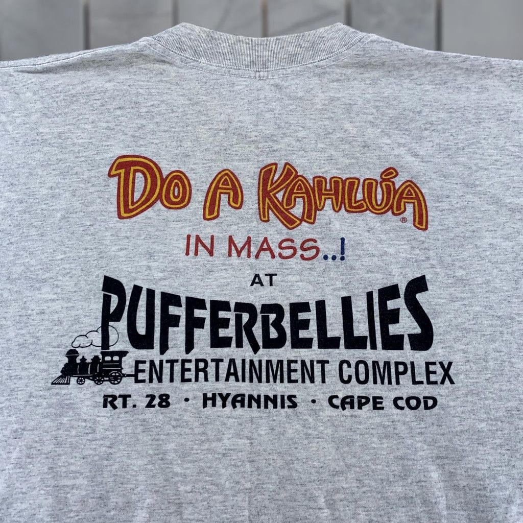 Vintage VINTAGE Do A Kahlua T-Shirt XL Pufferbellies Bar Cape Cod Massachusetts 90s Mens Size US XL / EU 56 / 4 - 1 Thumbnail