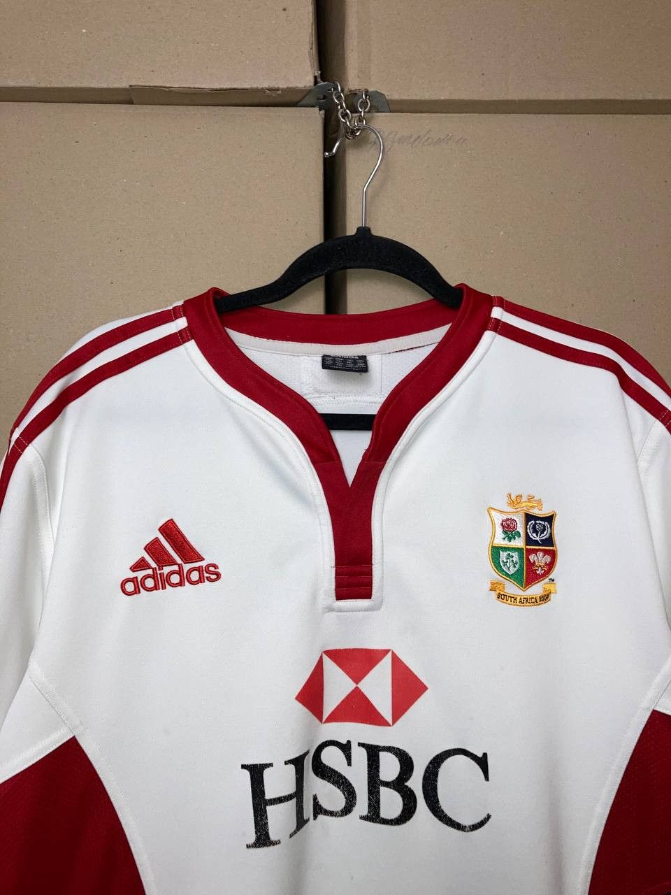 Adidas VINTAGE ADIDAS BRITISH & IRISH LIONS SOUTH AFRICA 2009 RUGBY Size US XXL / EU 58 / 5 - 6 Thumbnail