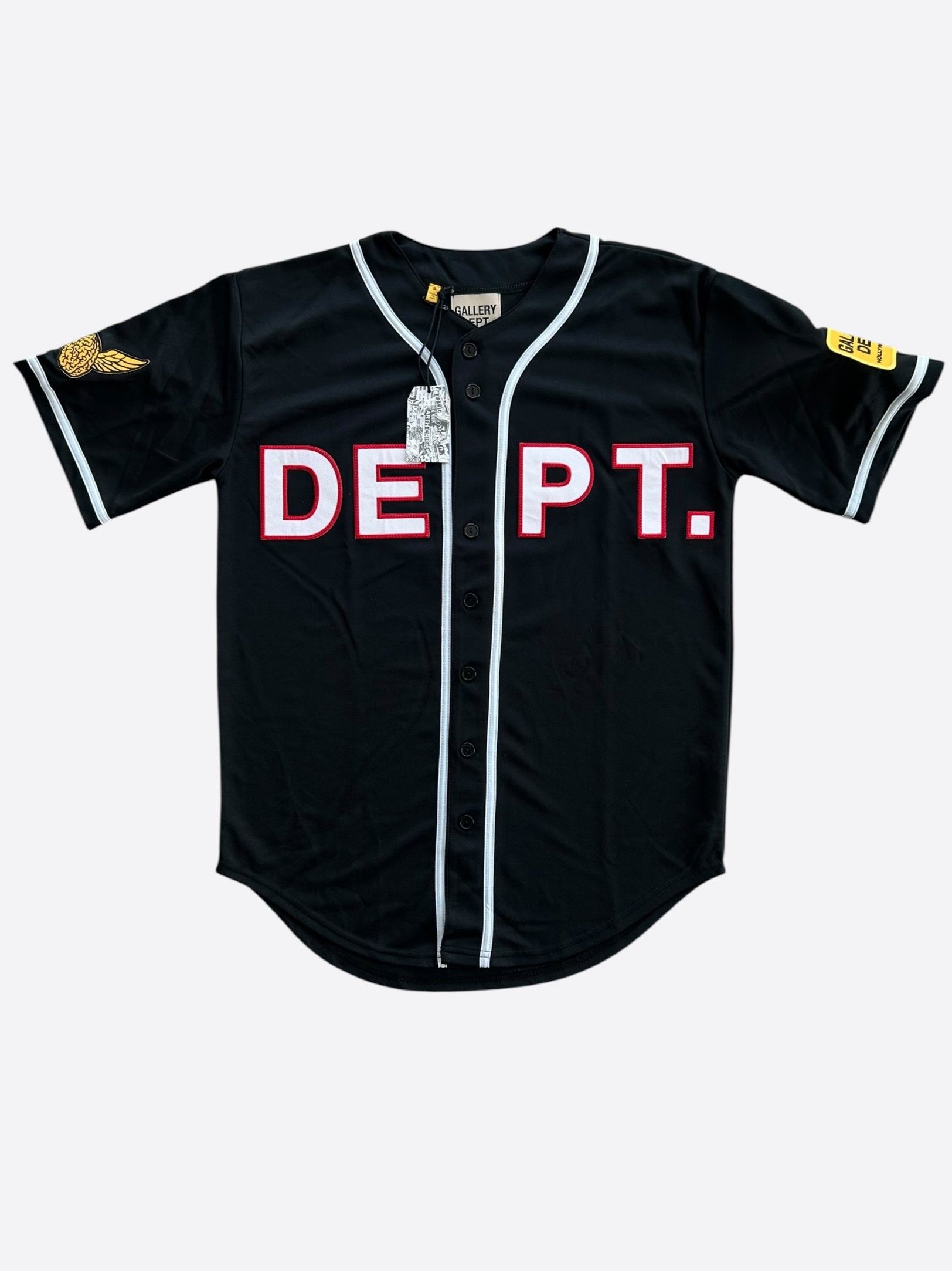 Gallery Dept. Gallery Dept Black Echo Park Baseball Jersey Size US XXL / EU 58 / 5 - 1 Thumbnail