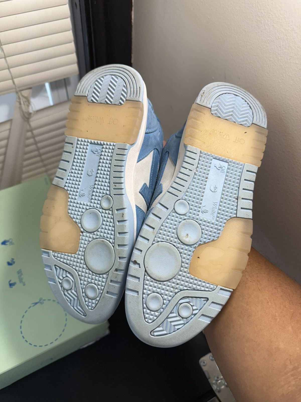 Off-White Out of Office Light Blue Size 40/ 7 US
