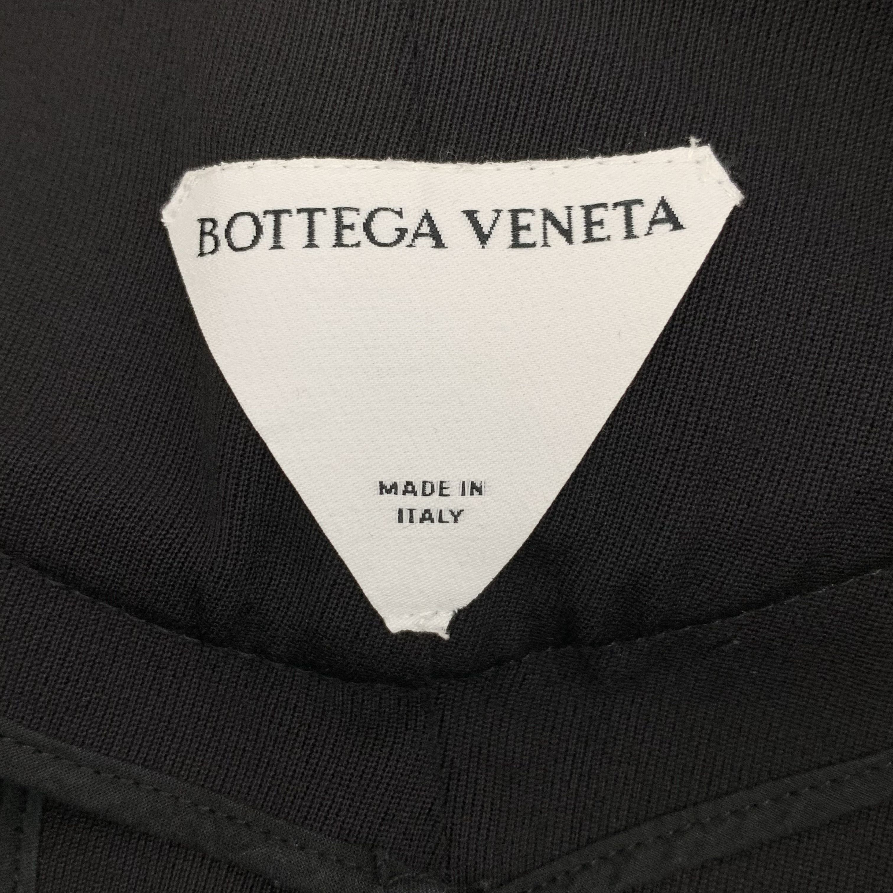Bottega Veneta Bottega Veneta Black Wool Workwear Casual Trousers (Size XS) Size 25" / US 0 / IT 36 - 2 Thumbnail