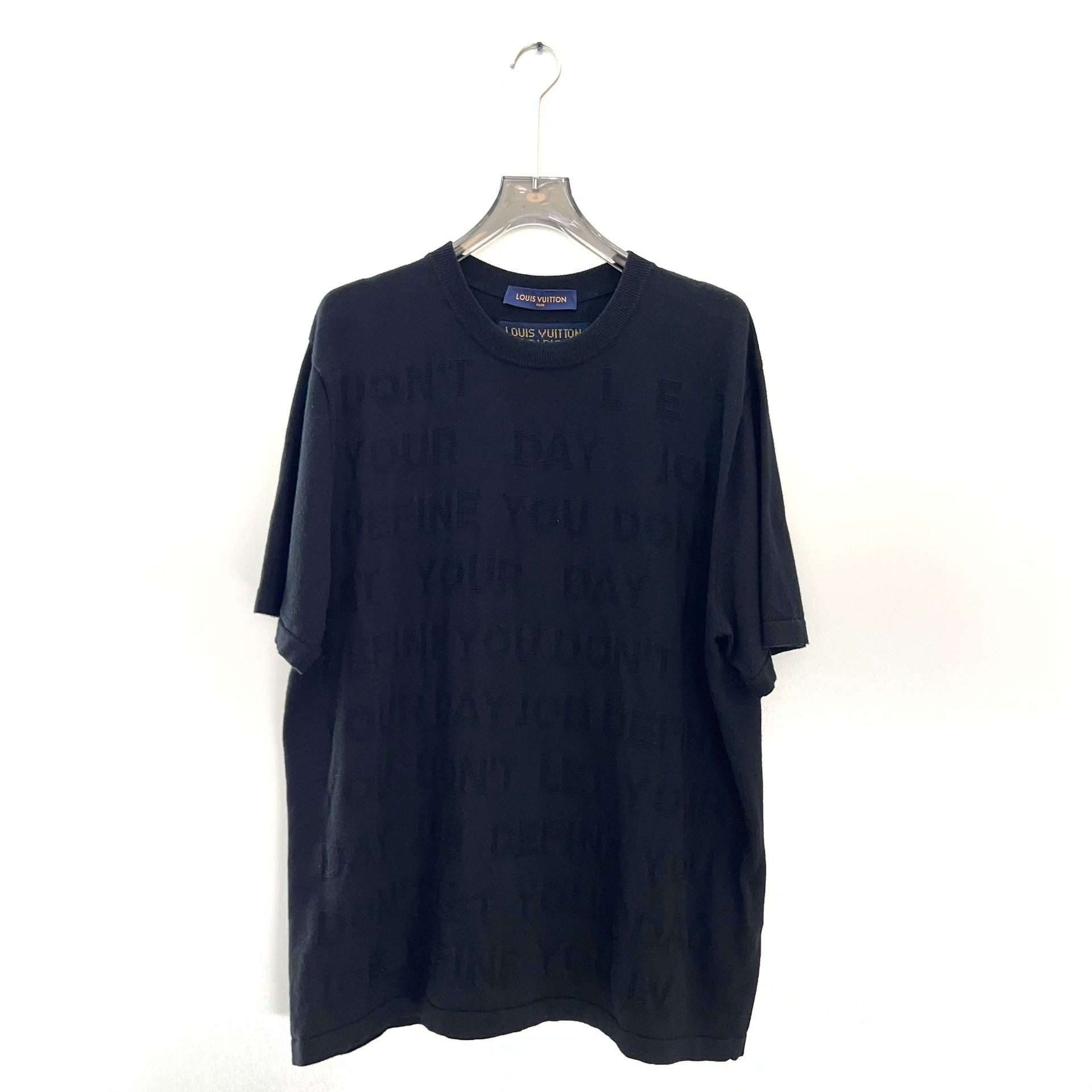 Louis Vuitton Louis Vuitton Knit Black T-Shirt XXL Men Size US XXL / EU 58 / 5 - 1 Thumbnail
