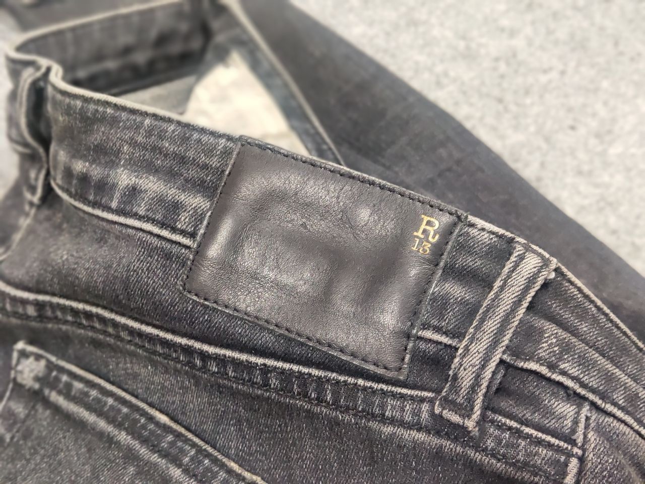 R13 R13 Design Alison Skinny Howell Light Faded Denim Jeans Size 27" / US 4 / IT 40 - 13 Thumbnail