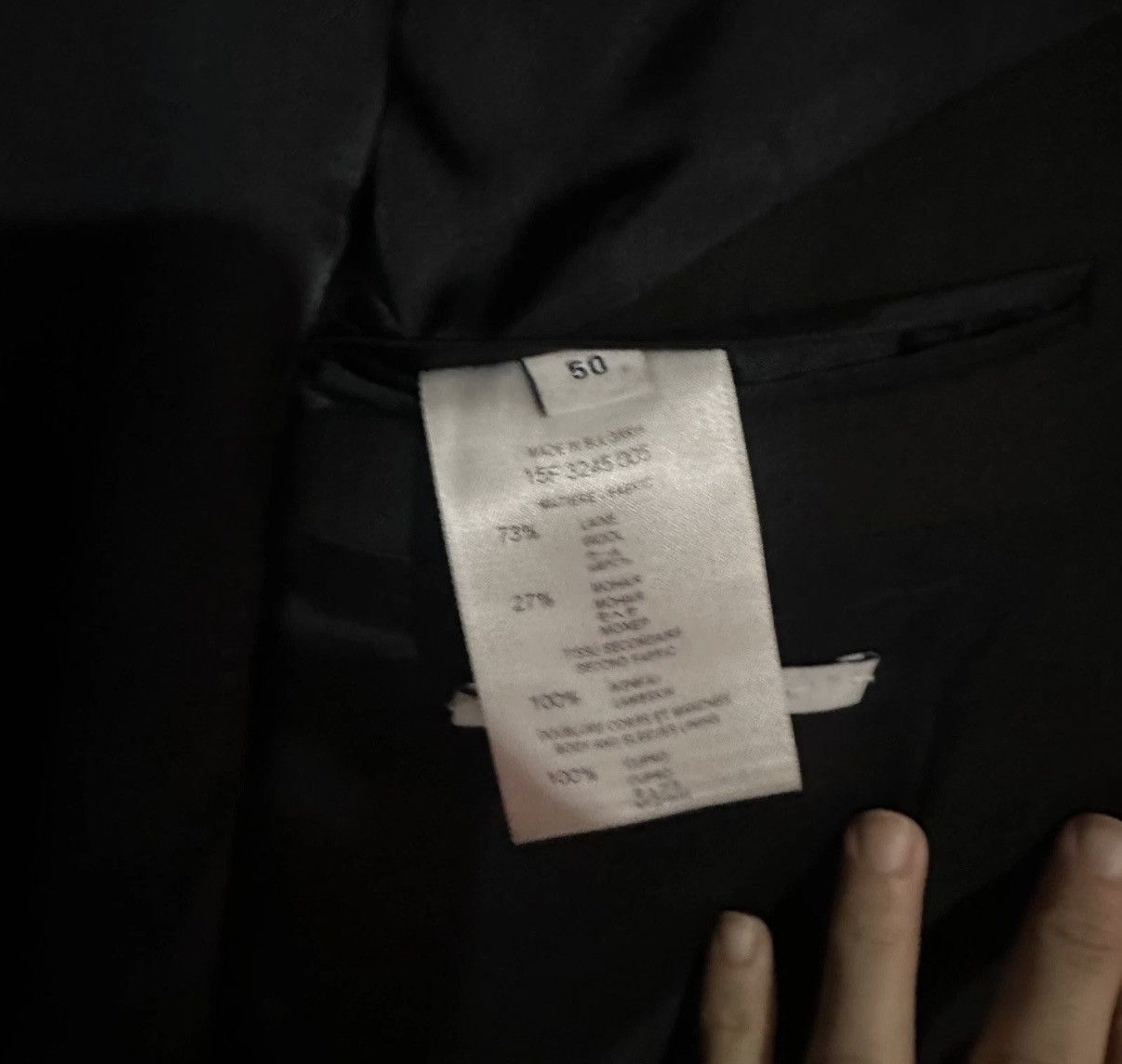 Givenchy Givenchy Leather Collar Blazer Ricardo Tisci Size 50R - 4 Thumbnail