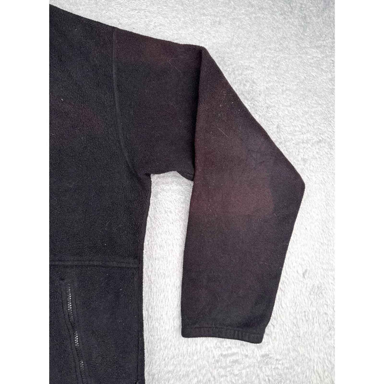 Vintage Columbia Jacket Mens Large Black Full Zip Mock Neck Fleece Polyester Hike Walk Size US L / EU 52-54 / 3 - 2 Thumbnail