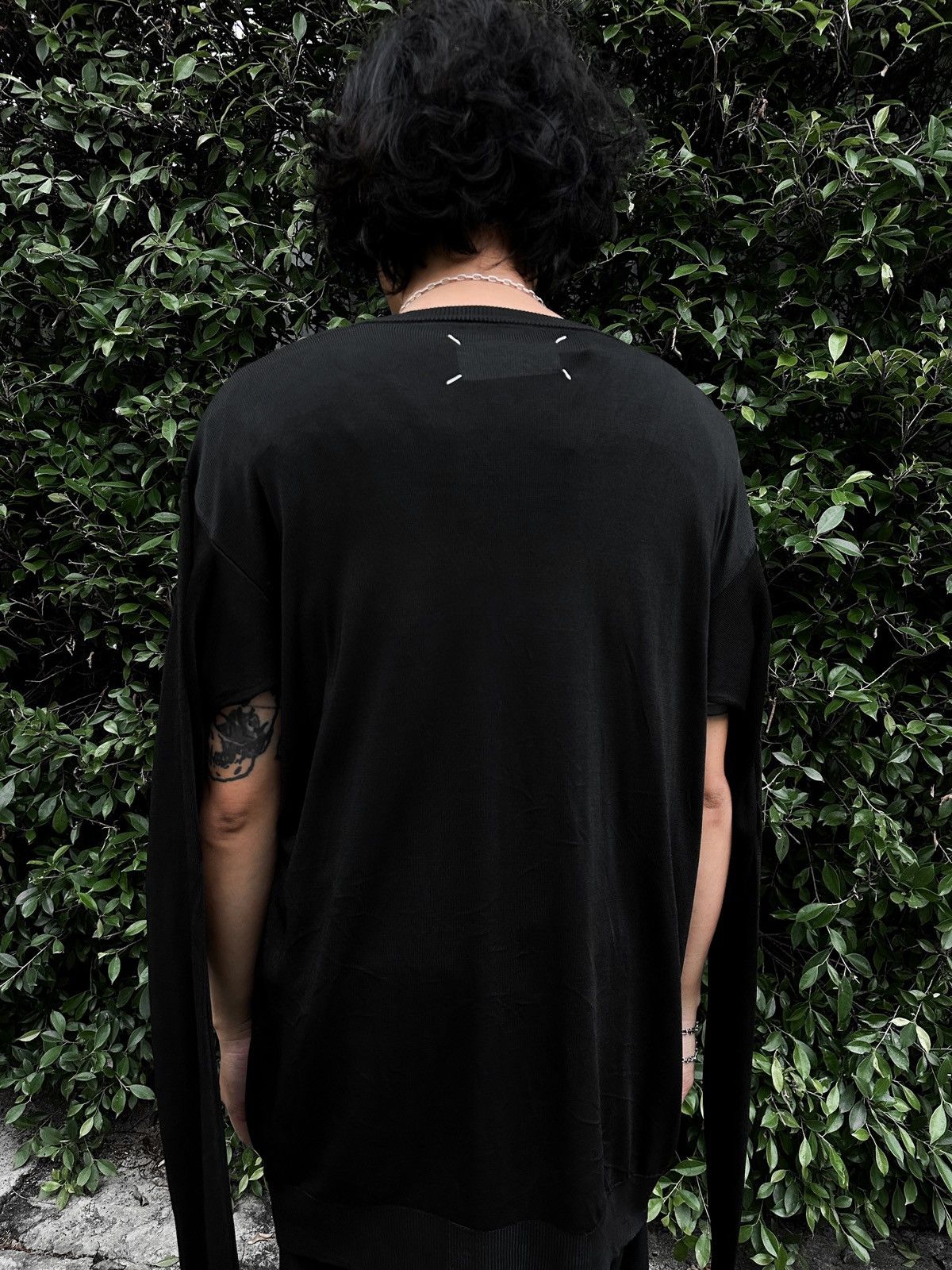 Maison Margiela Maison Margiela "Miss Deanna" Black Viscose Rayon Shirts Size US L / EU 52-54 / 3 - 4 Thumbnail