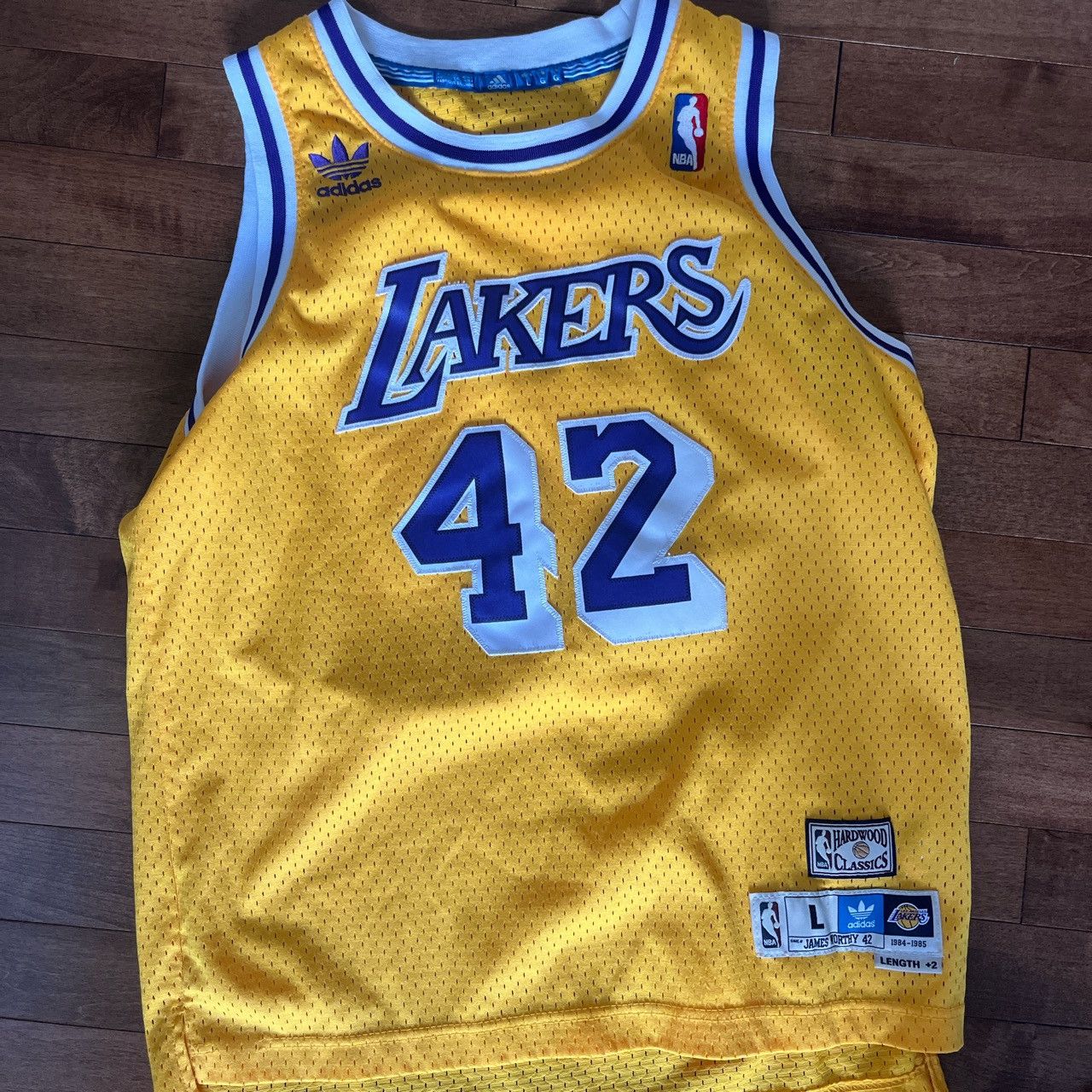 Adidas × NBA × Vintage Hardwood Classic James Worthy Jersey | Grailed