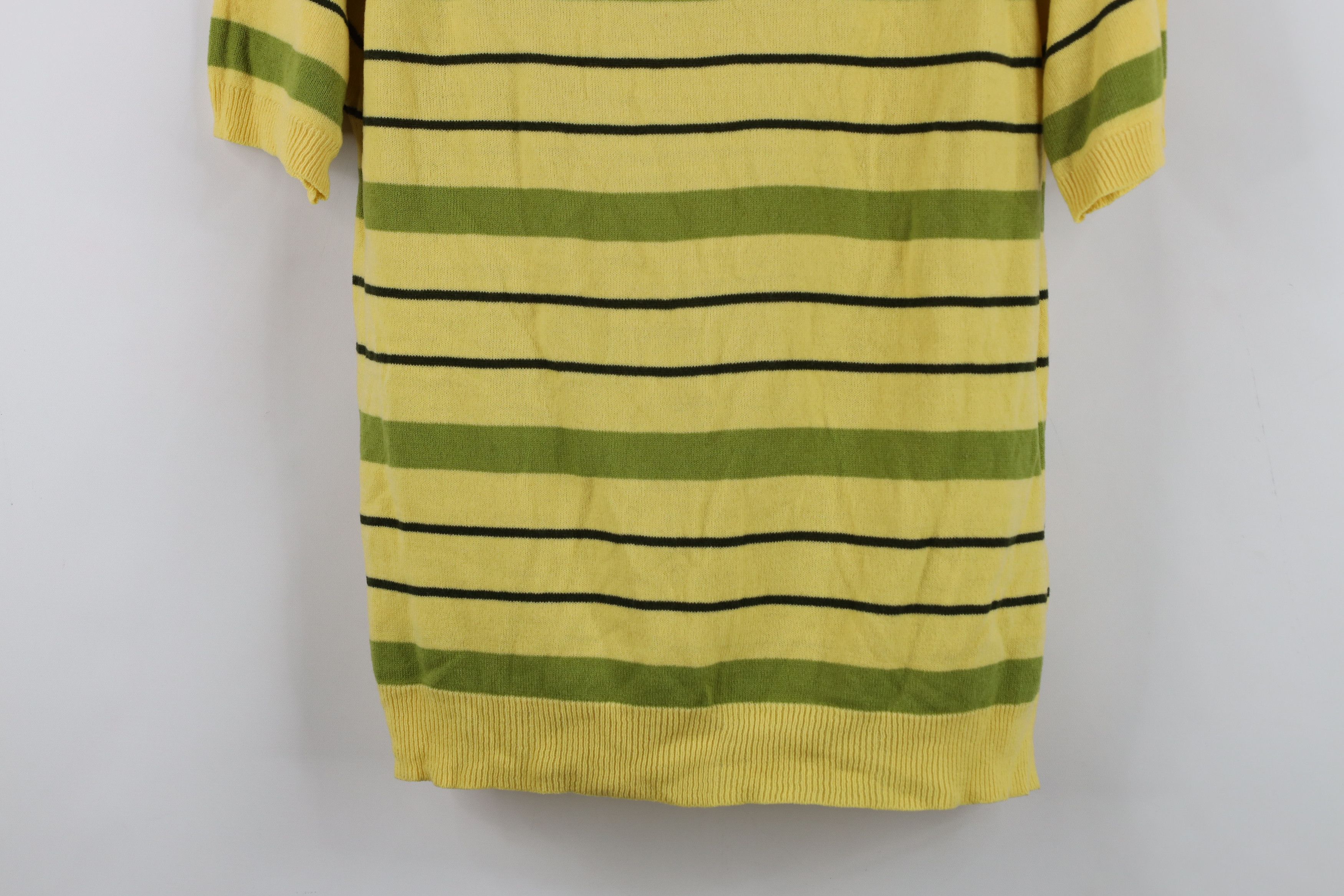 Vintage Vintage 60s Mid Century Modern MCM Knit Short Sleeve Sweater Size M / US 6-8 / IT 42-44 - 3 Thumbnail