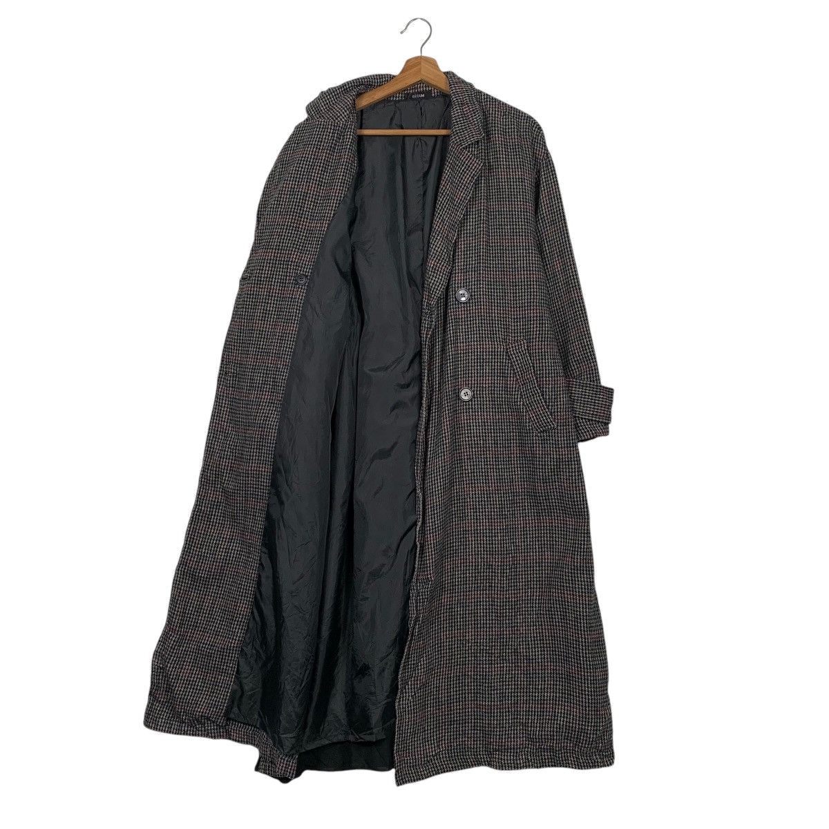 Japanese Brand Japanese Brand Begum Houndstooth Double Breasted Style Coat Size L / US 10 / IT 46 - 10 Thumbnail