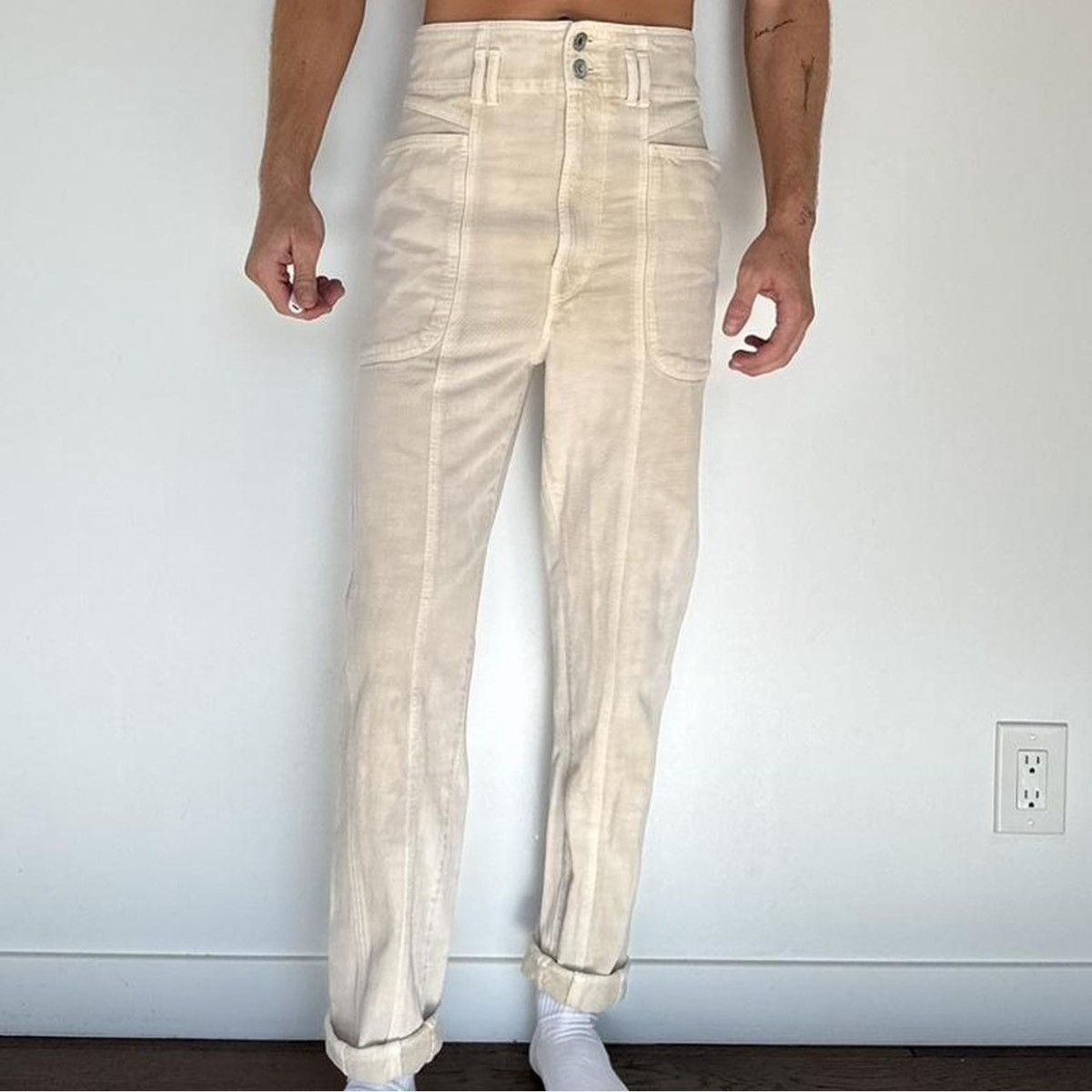 Isabel Marant Etoile Isabel Marant high waisted double buttoned pants Size 34" / US 12 / IT 48 - 2 Thumbnail