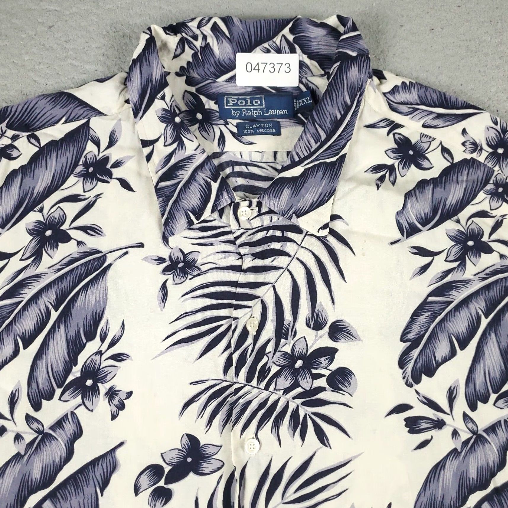 Ralph Lauren Ralph Lauren Mens Shirt 2XL Short Sleeve Button-Up Floral Hawaiian Blue Classic, Preppy, All Seasons Size US XXL / EU 58 / 5 - 2 Thumbnail