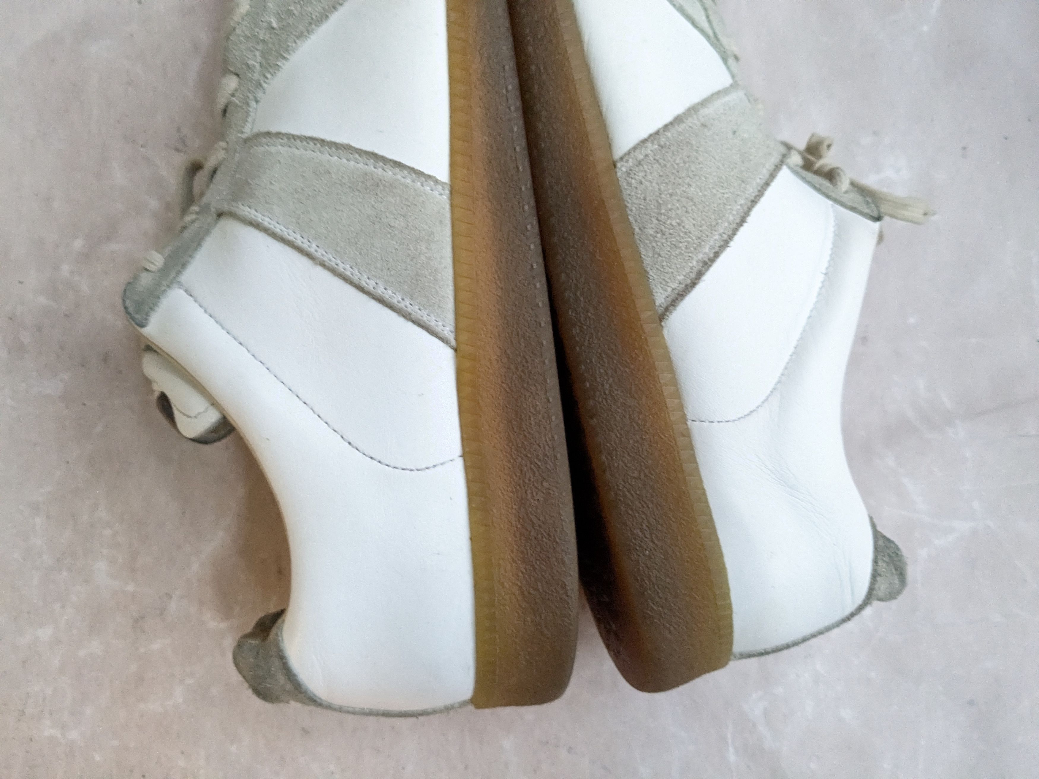 Maison Margiela Maison Margiela Replica GAT White Gray 13 46 Low Tops Size US 13 / EU 46 - 13 Thumbnail