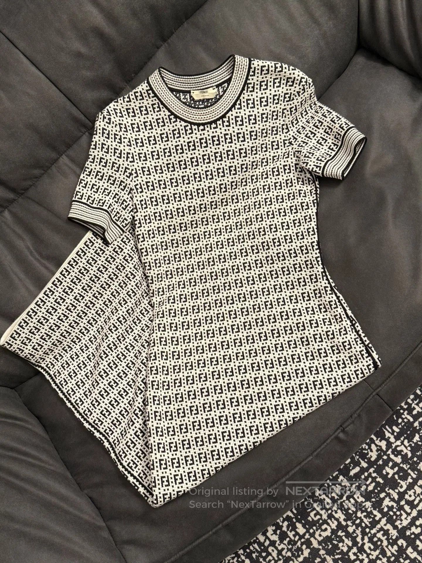 Fendi Fendi Gray Knit Dress. Size M / US 6-8 / IT 42-44 - 1 Thumbnail