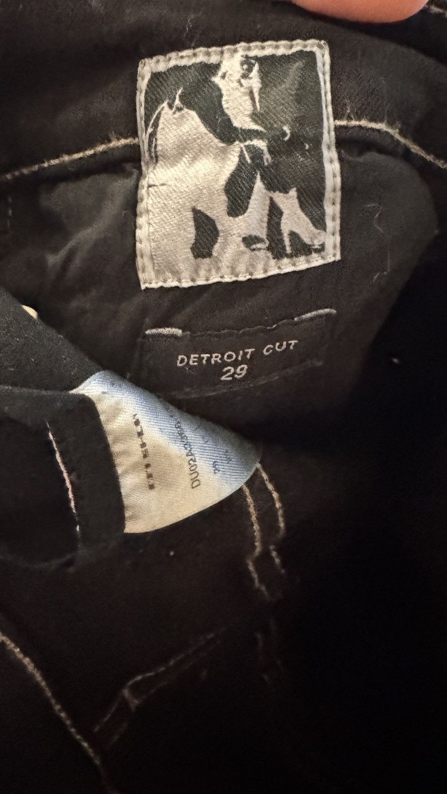 Rick Owens Rick Owens Distressed Detroit Cut Denim FW21 Size US 29 - 6 Thumbnail
