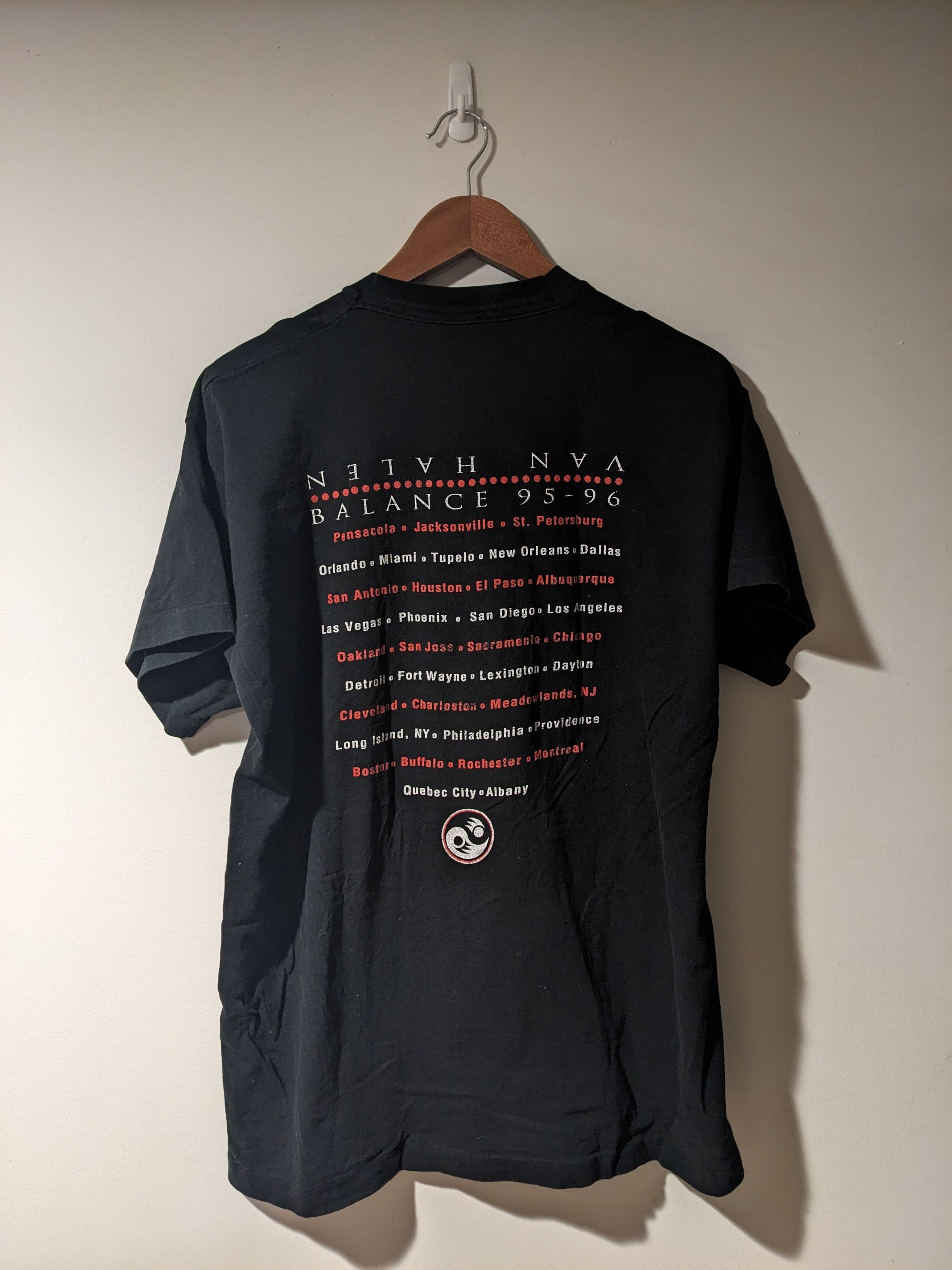 Band Tees × Vintage Vintage 1995 Van Halen Balance Tour Band Music T-Shirt Size US XL / EU 56 / 4 - 5 Thumbnail