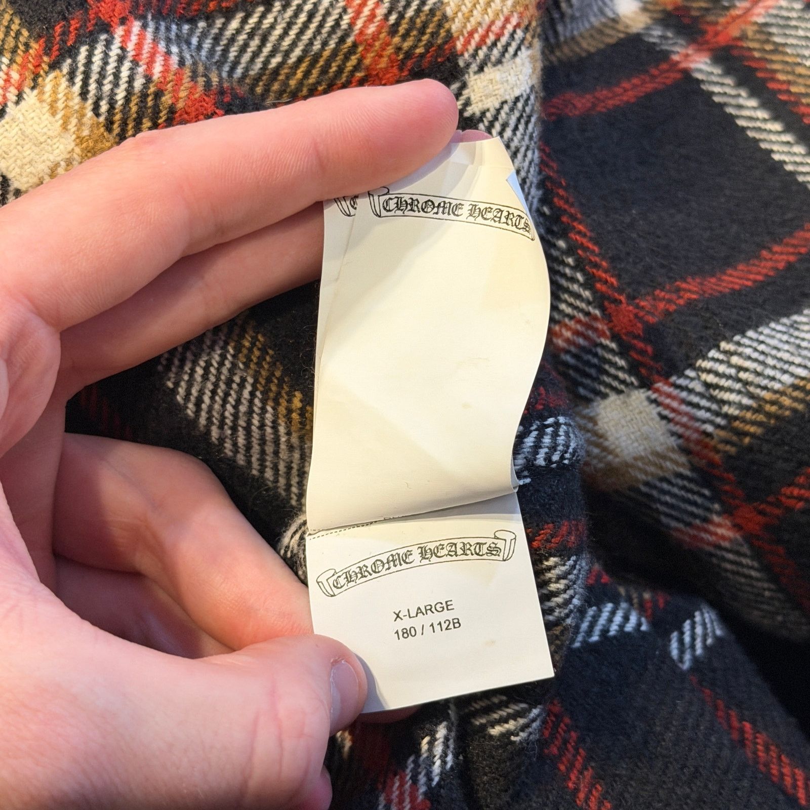 Chrome Hearts Chrome Hearts Flannel Work Dog Shirt Size US XL / EU 56 / 4 - 7 Thumbnail