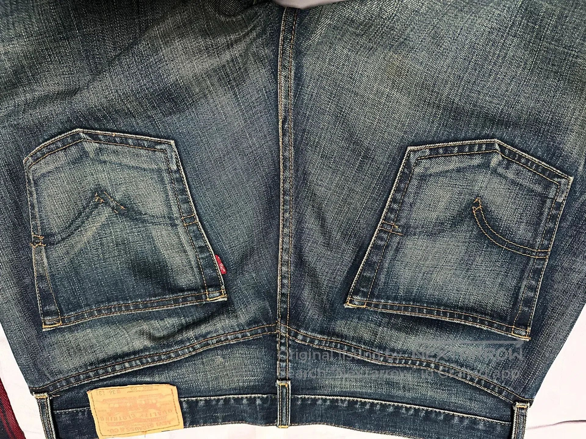 Levi's Rare Levi's Wash Denim Jeans W36 L31. Size US 36 / EU 52 - 4 Thumbnail