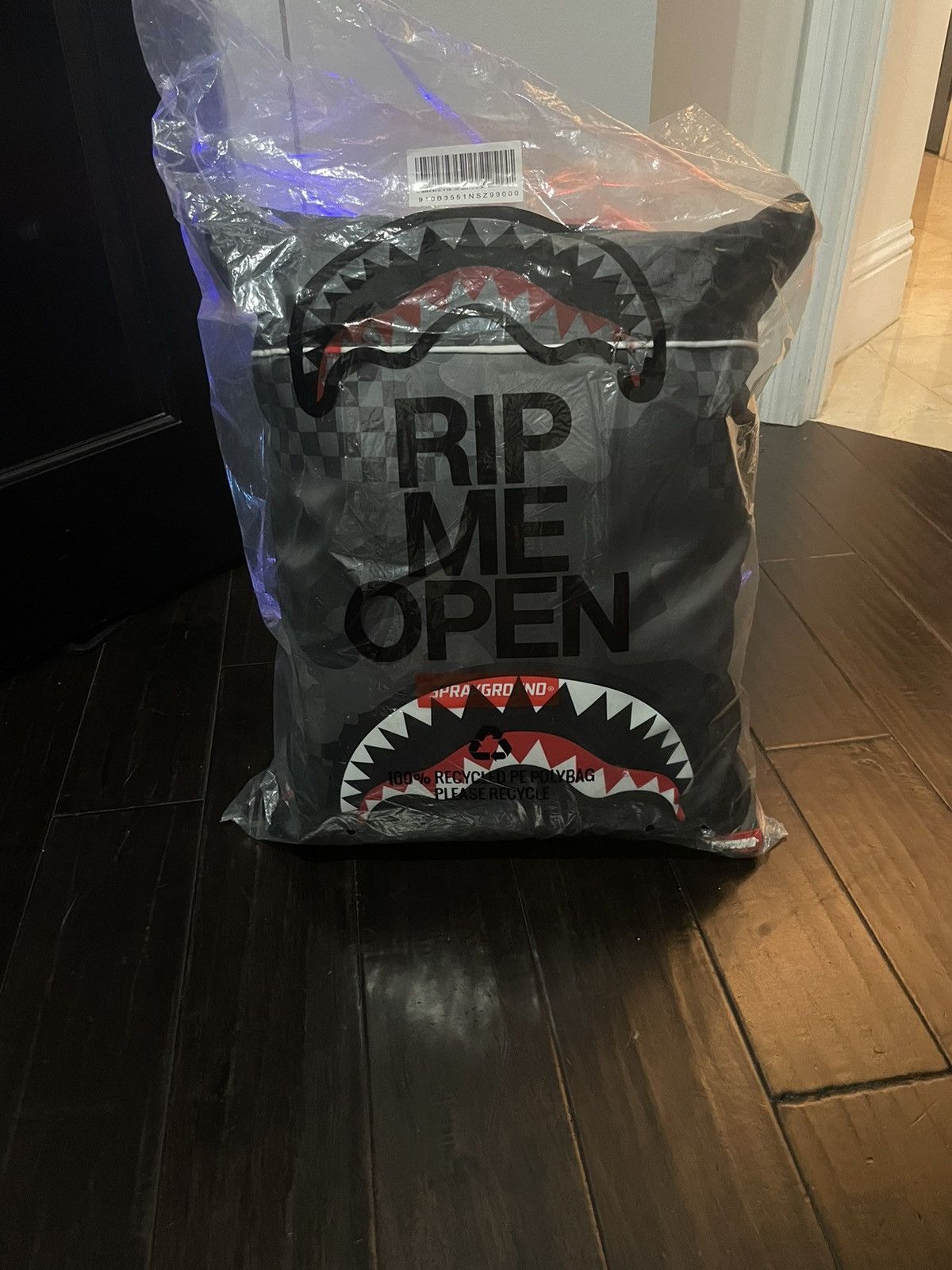 image of Sprayground 3Am Napsack Pillow Backpack Limited Edition in Black, Men's