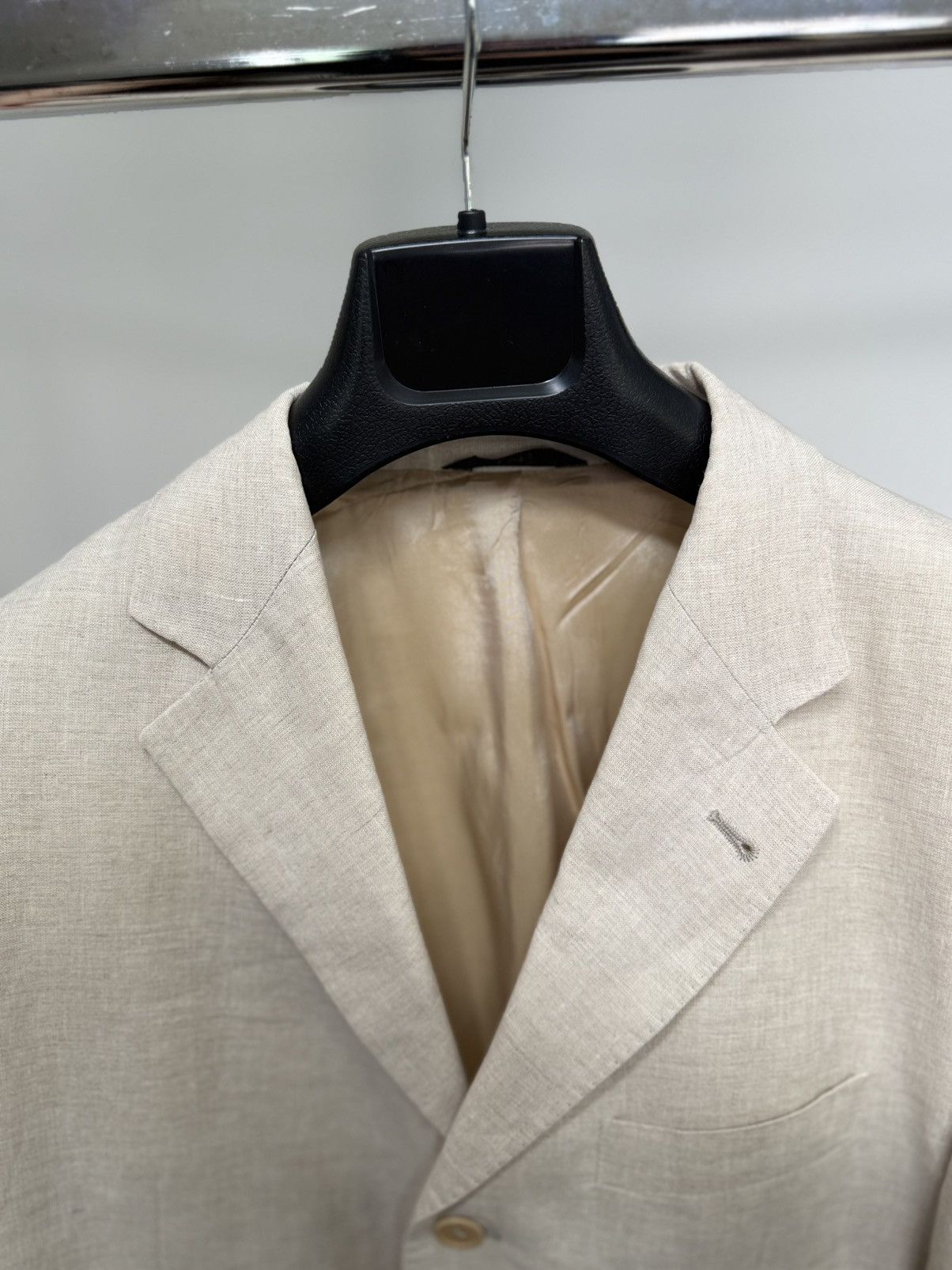 Other Pure Italian Linen Jacket F.lli Mill Tailored Blazer 36R Size 36R - 5 Thumbnail