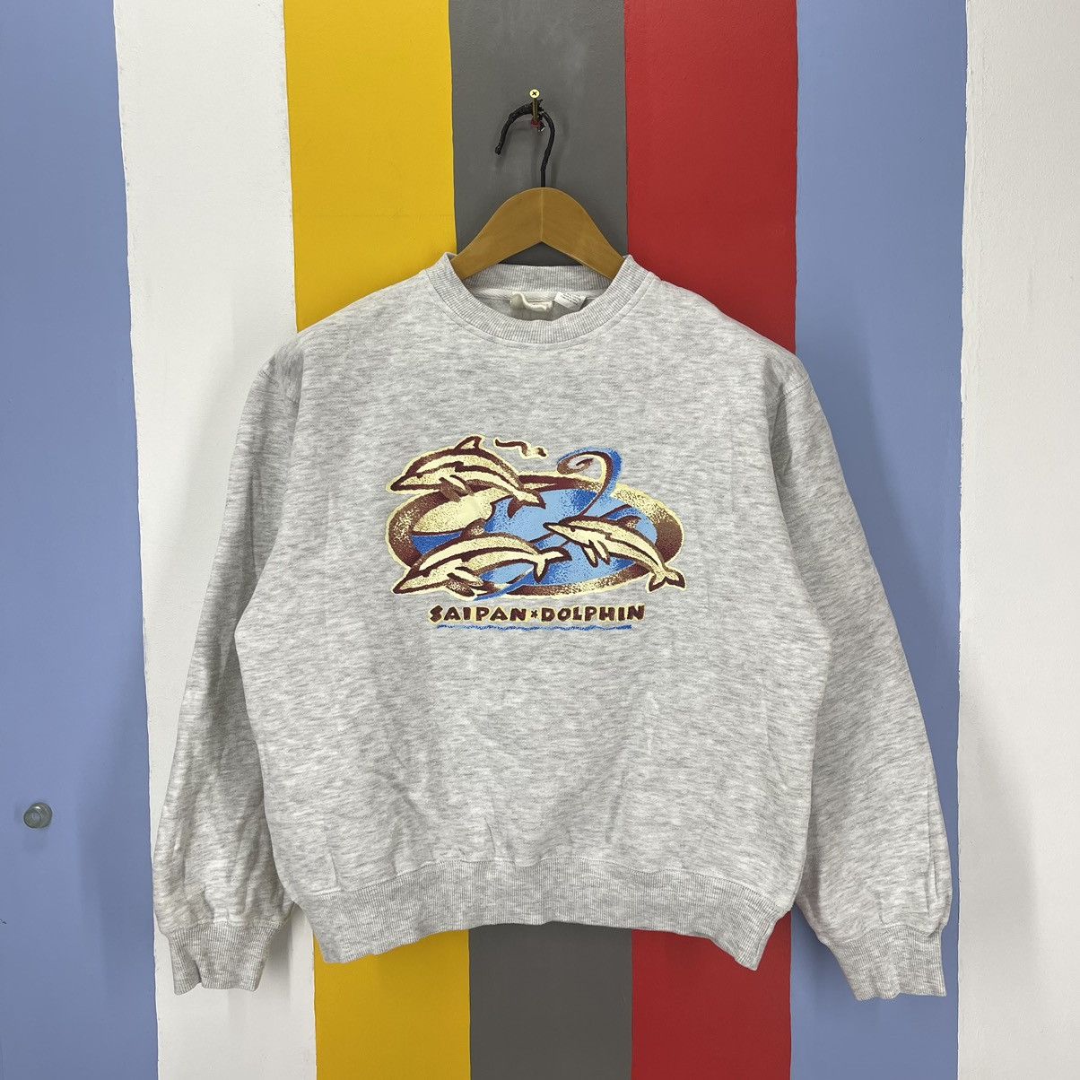 Other Saipan Dolphin by MAGELLAN BAY TRADERS Sweatshirt #1459/AY Size US M / EU 48-50 / 2 - 1 Thumbnail