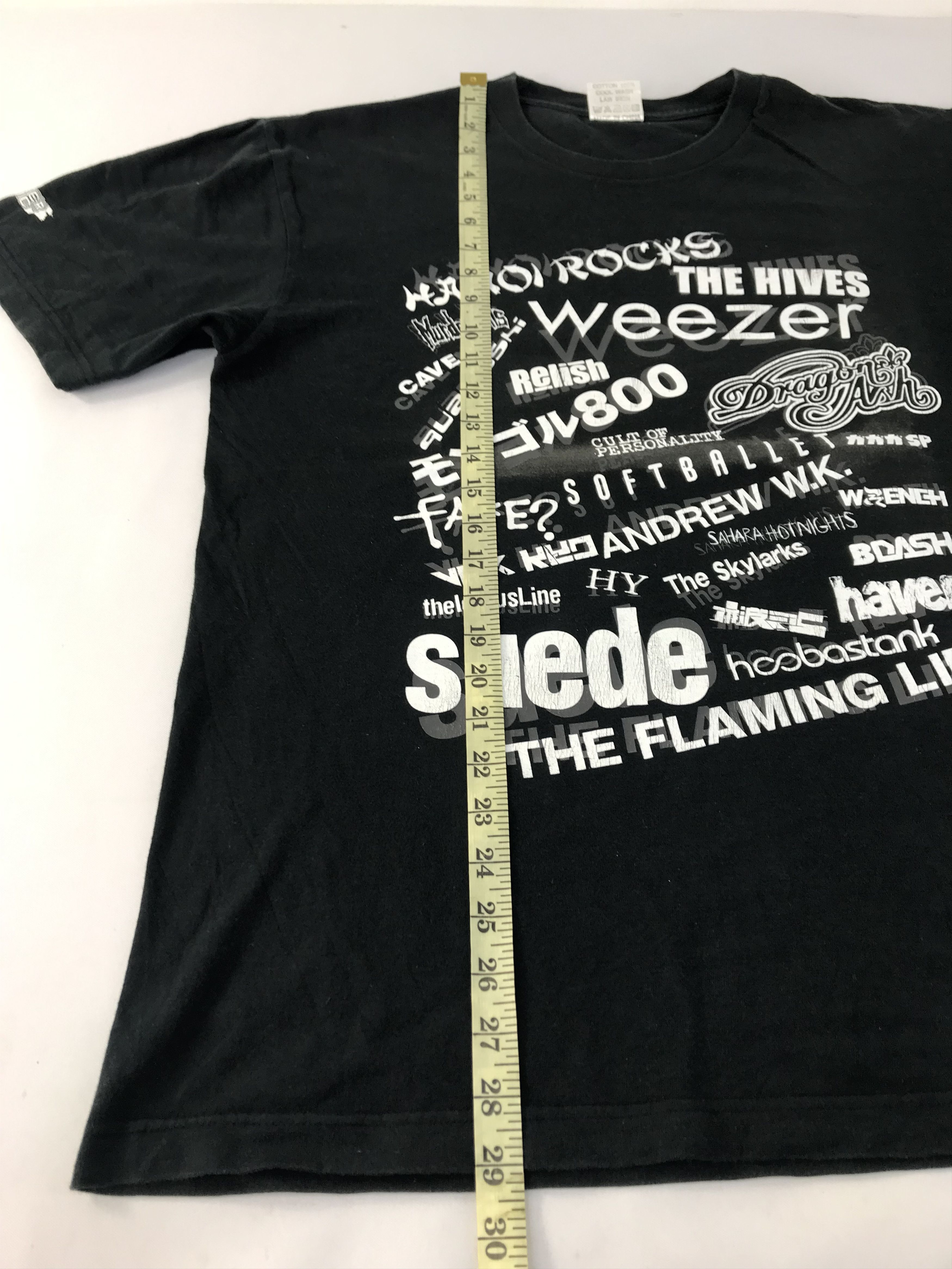 Band Tees Y2K Summer Sonic Band List Britpop Tour 2000 Printed Tee Size US XL / EU 56 / 4 - 10 Thumbnail