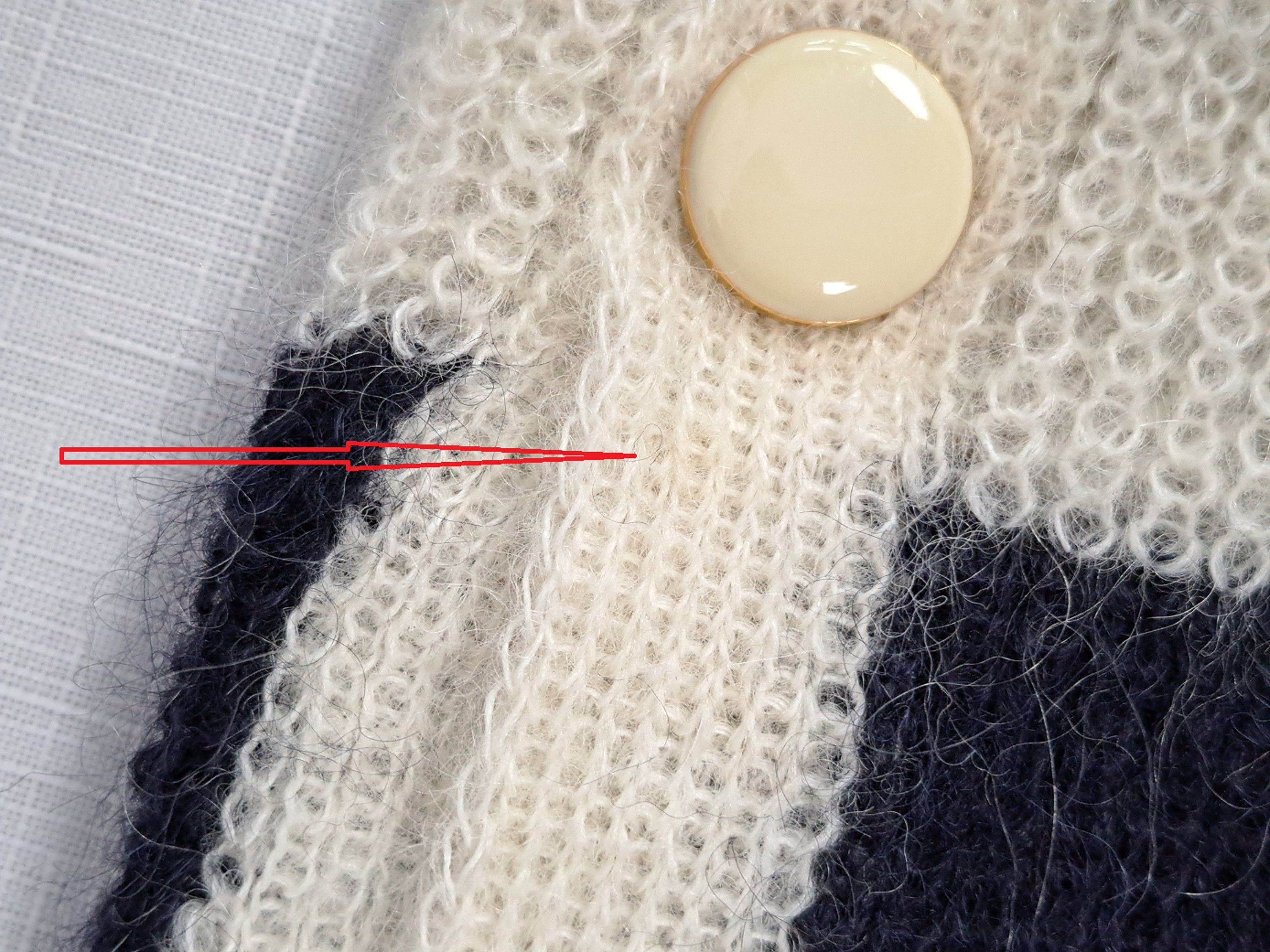 Sezane Sezane mohair/alpaca striped pullover. Size XS Size S / US 4 / IT 40 - 12 Thumbnail