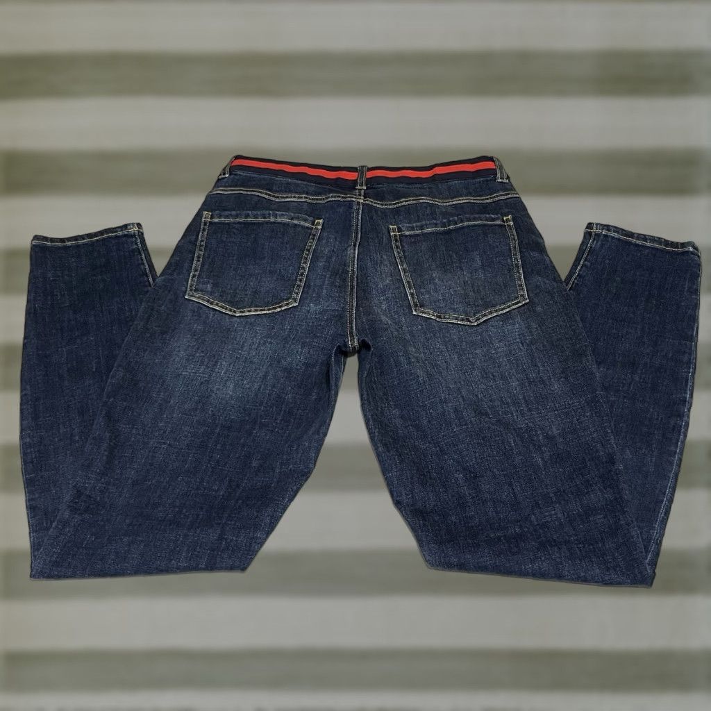 Vintage Cabi Jeans Womens 8 Skinny Denim Button Fly Stretch Blue Size 30" / US 8 / IT 44 - 1 Thumbnail