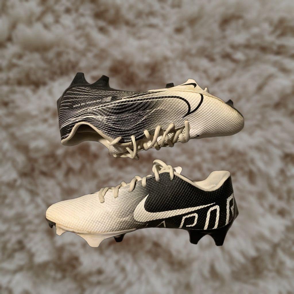 Nike Vapor Edge Speed 360 Football Cleats Mens 9 White Black CD0082-014