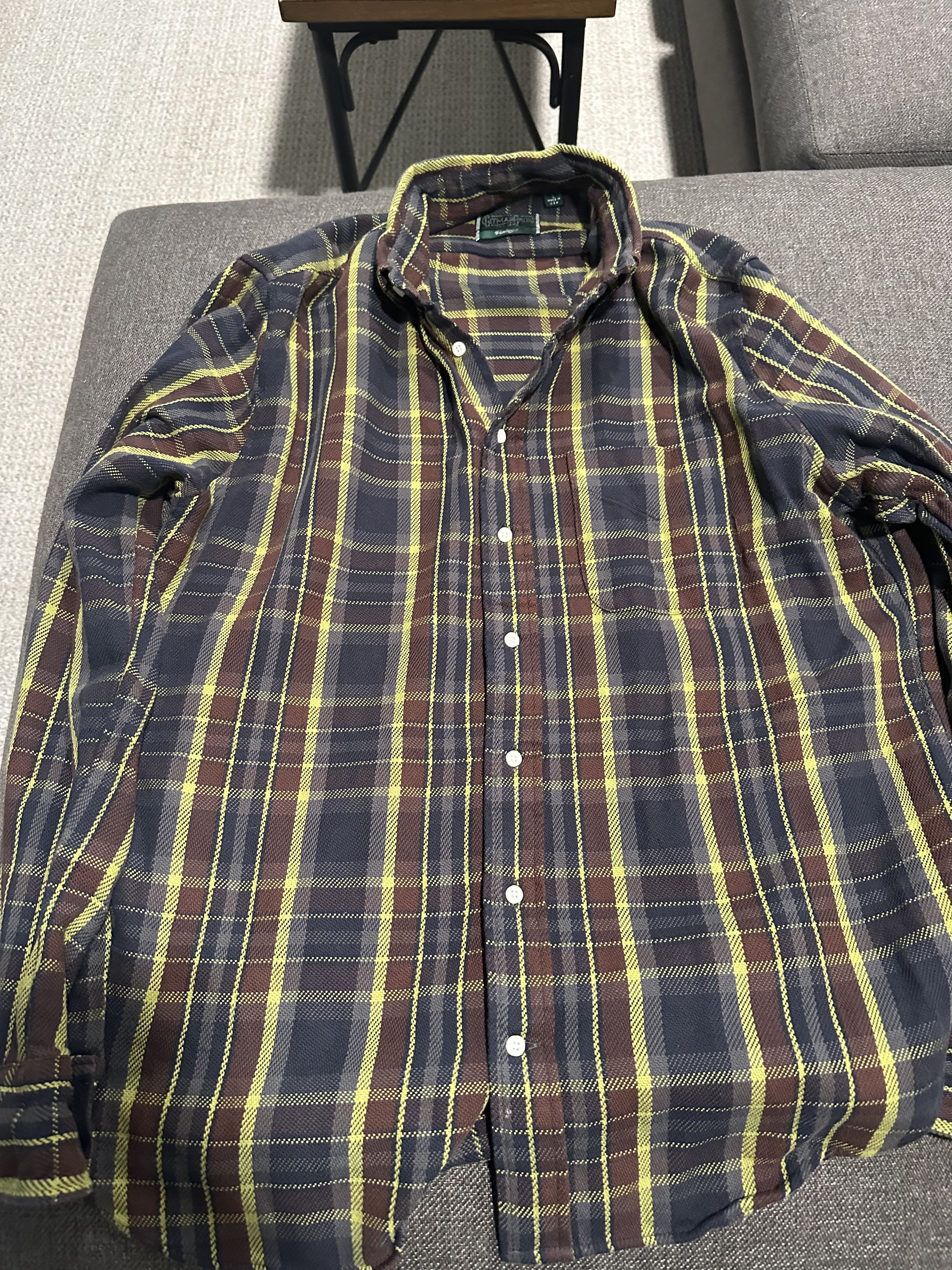 Gitman Bros. Vintage Twill Button Down Shirt Size US L / EU 52-54 / 3 - 1 Thumbnail