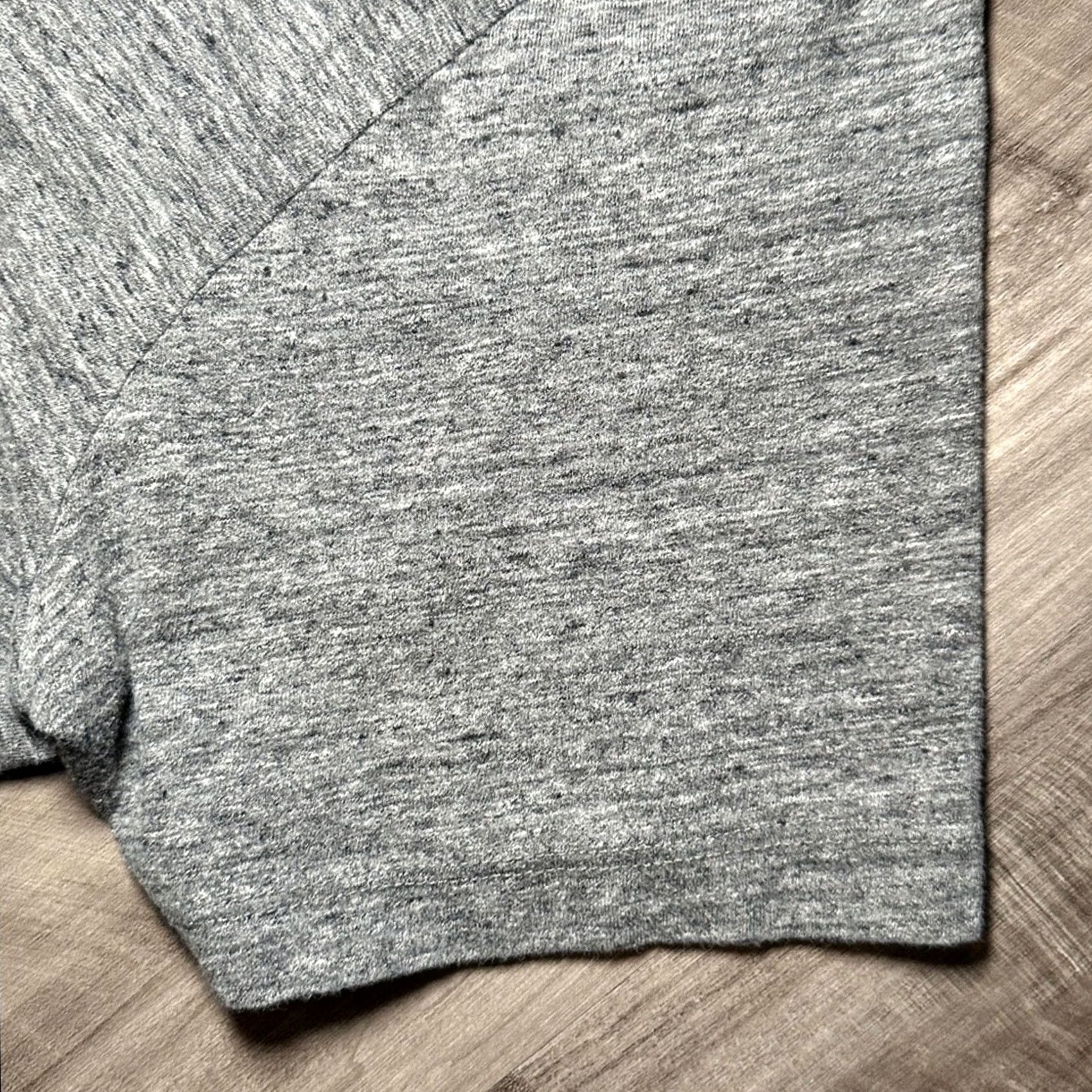 Marine Layer Marine Layer Re-Spun Heathered Charcoal Polo L/XL Men's Small/XL Regular Cotton Polyester Gray polo Mens L/XL Shirt Size US XL / EU 56 / 4 - 4 Thumbnail
