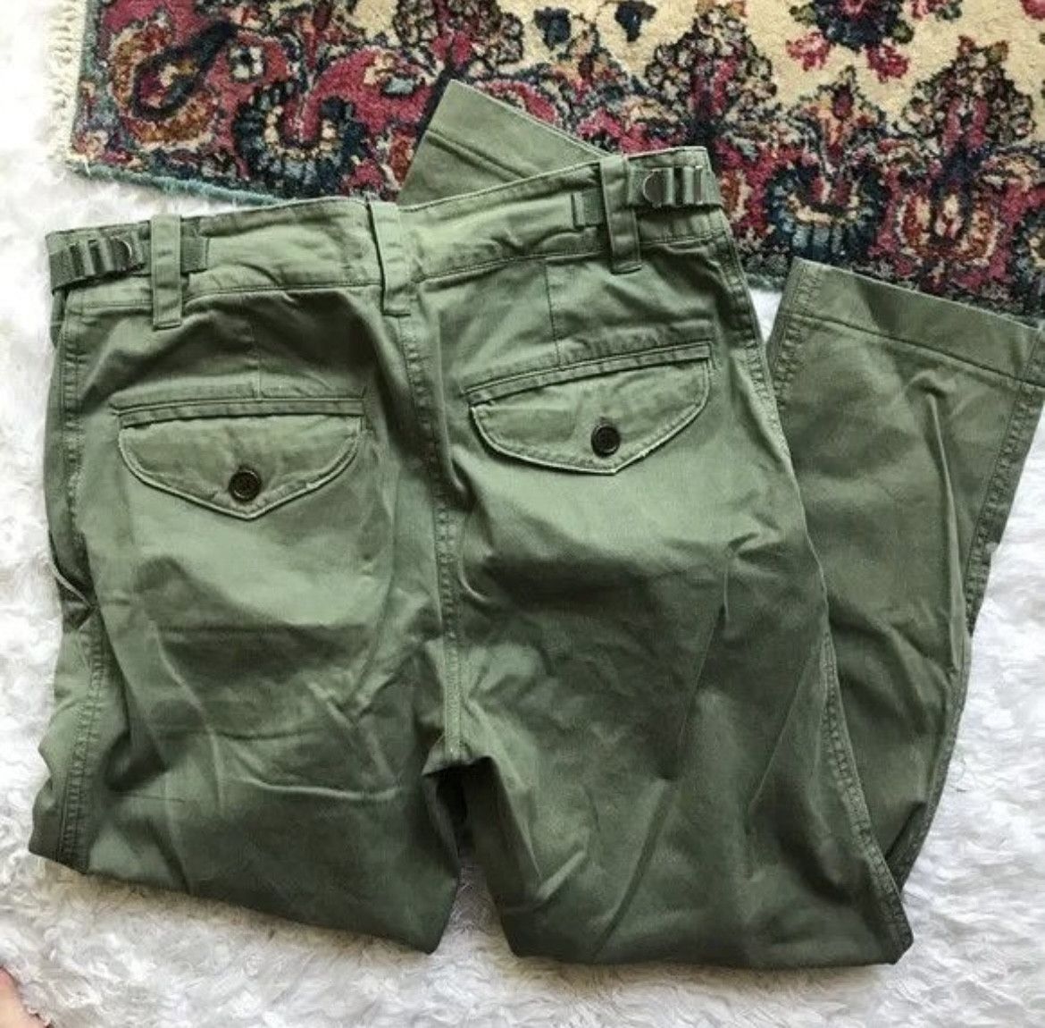 Isabel Marant Etoile Isabel Marant Etoile Khaki Military Pants - Size 1 Size 28" / US 6 / IT 42 - 2 Thumbnail