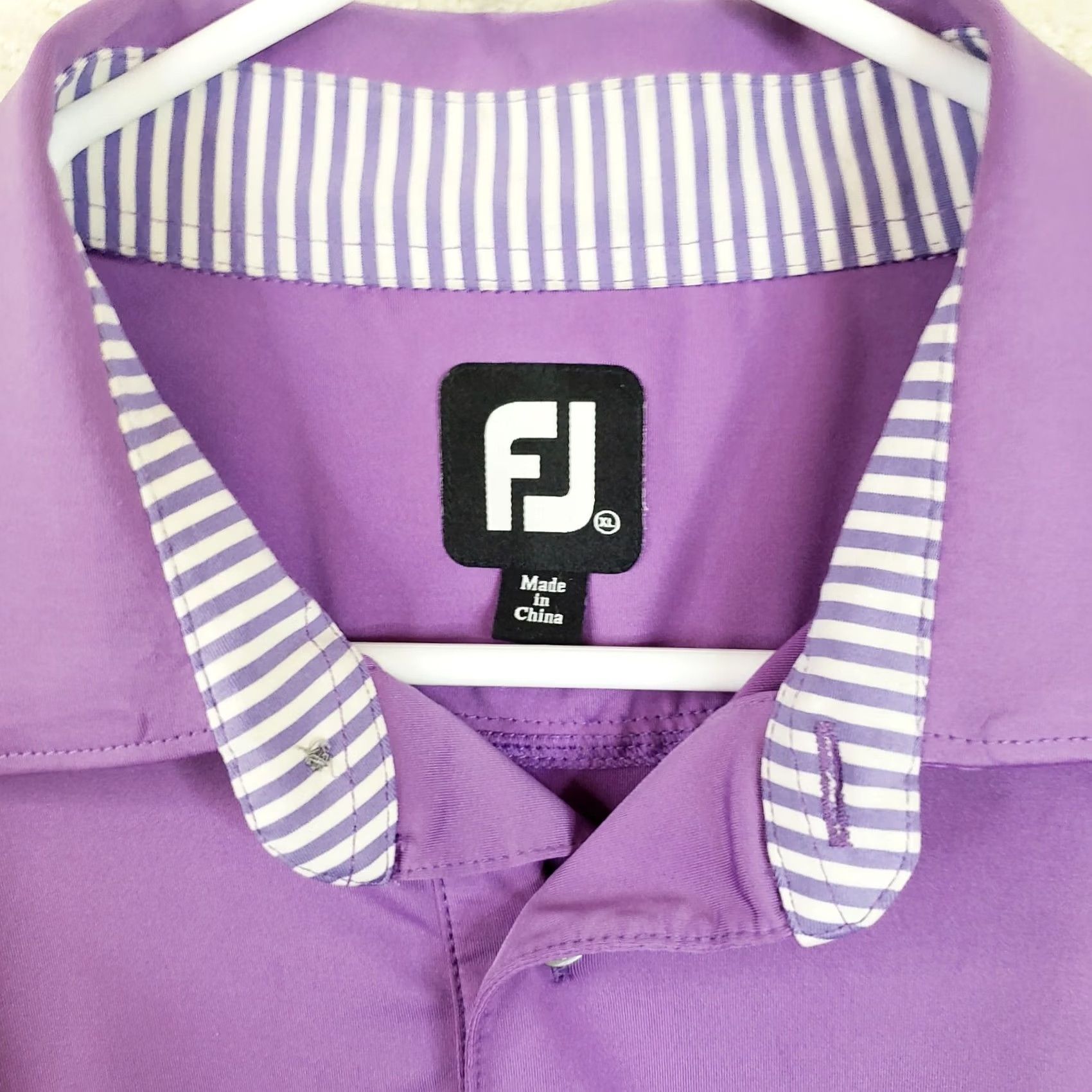 Footjoy FootJoy Polo Shirt Mens XL Purple Golf Polo Stretch Performance Breathable Shirt Polo NikeOops Size US XL / EU 56 / 4 - 7 Thumbnail
