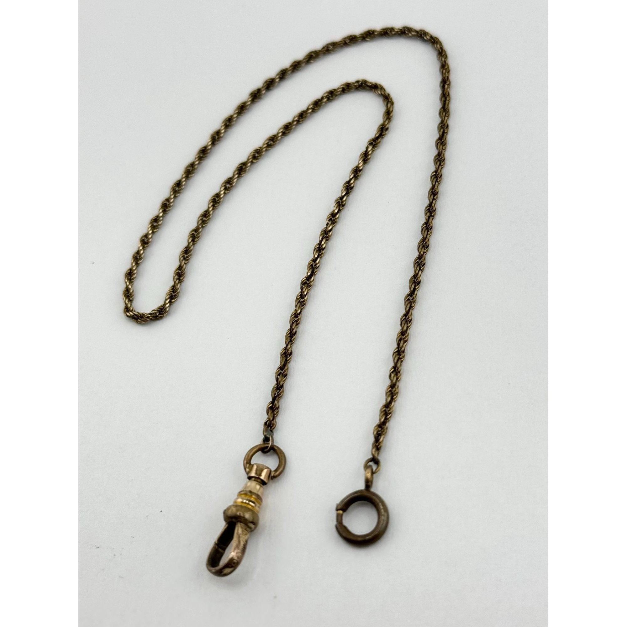 Vintage DB & Co Estate Gold Filled Watch Fob Chain Size ONE SIZE - 3 Thumbnail