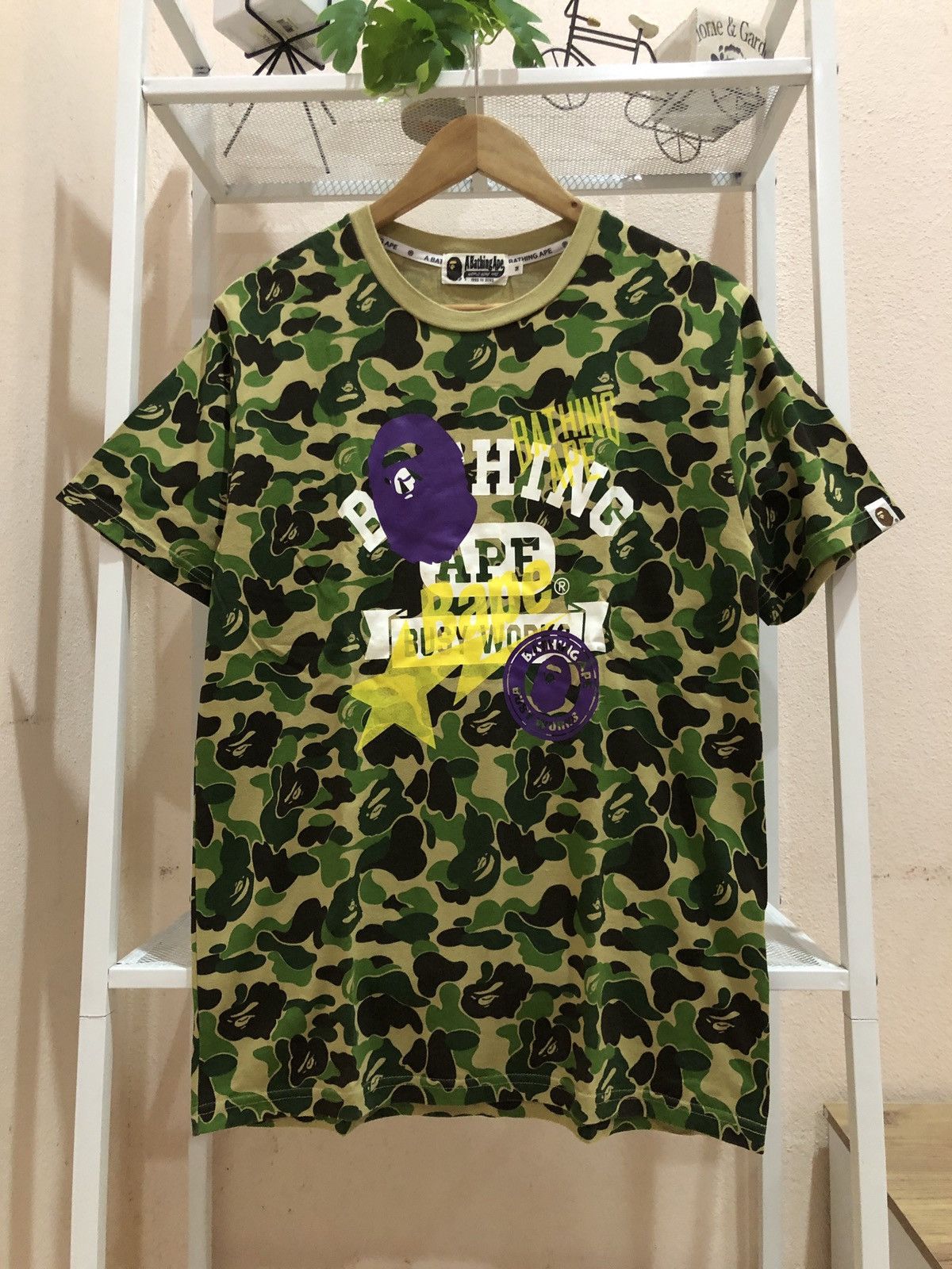 Bape OG Bathing Ape Bape Busy Work ABC Camo Tshirts Size US M / EU 48-50 / 2 - 1 Thumbnail
