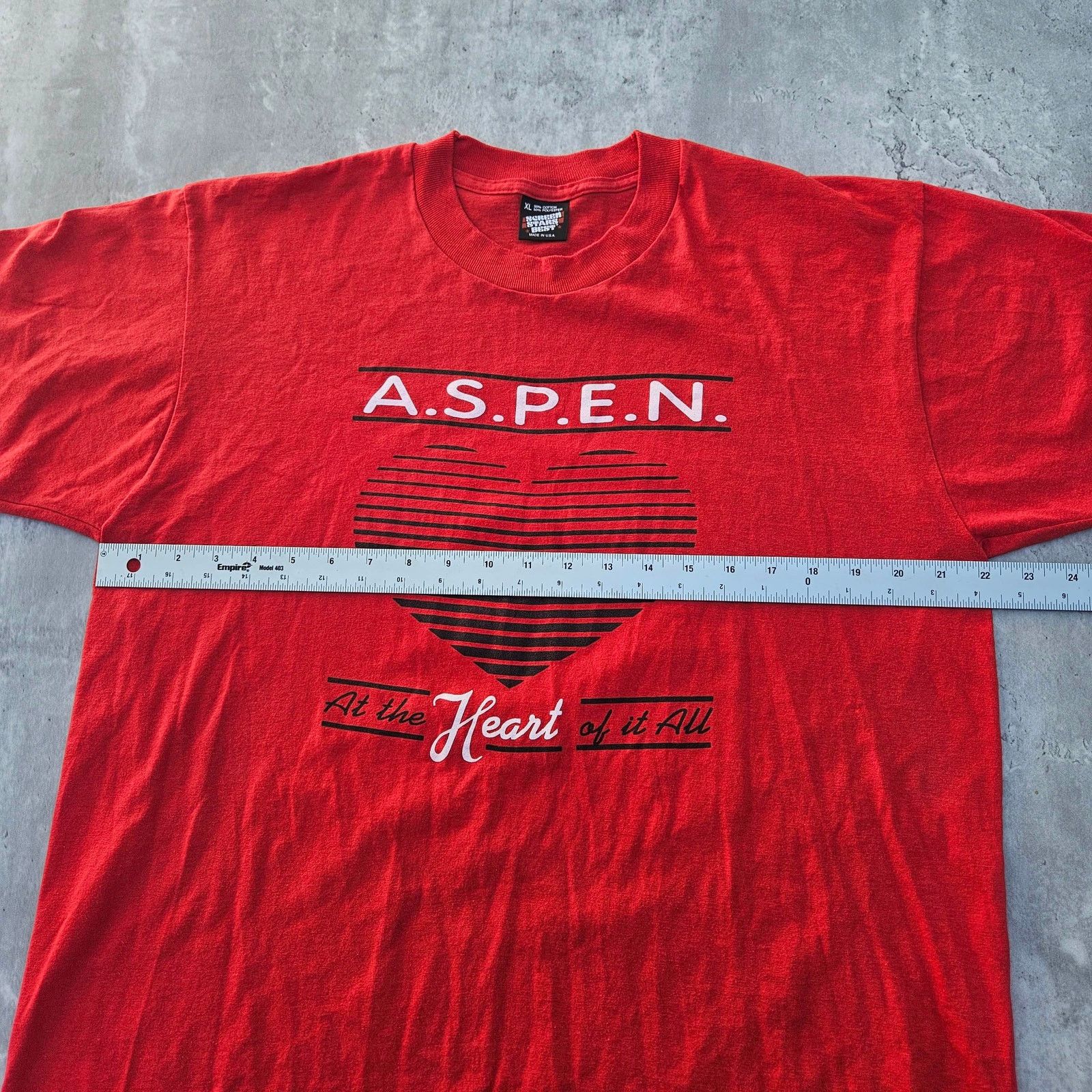 Other Vintage Aspen T-Shirt Red Size XL Sigle Stitch Travel Tee Size US XL / EU 56 / 4 - 6 Thumbnail