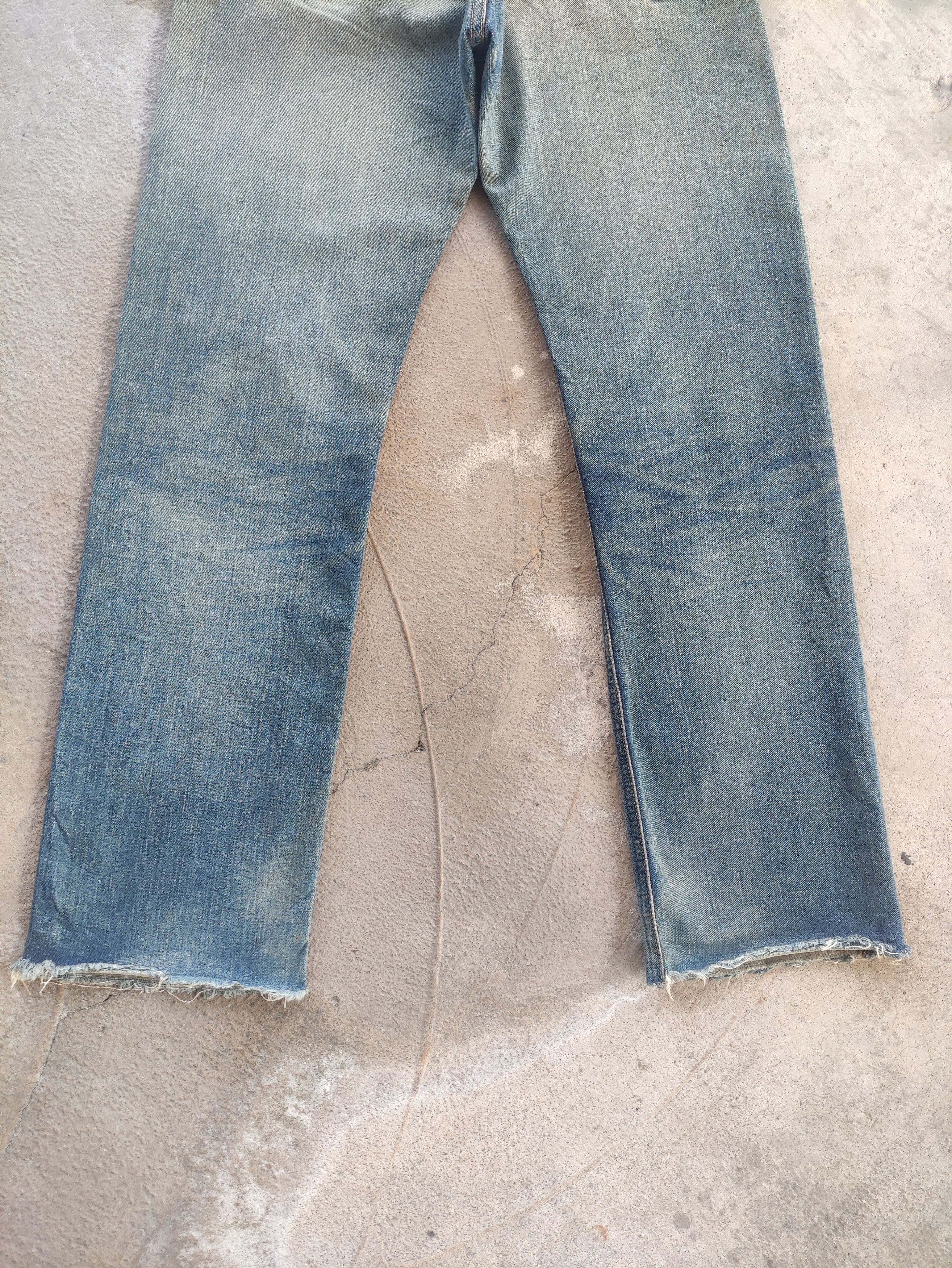 Lee Vintage Lee Button Jean Distressed Faded Denim Pants Size US 30 / EU 46 - 11 Thumbnail